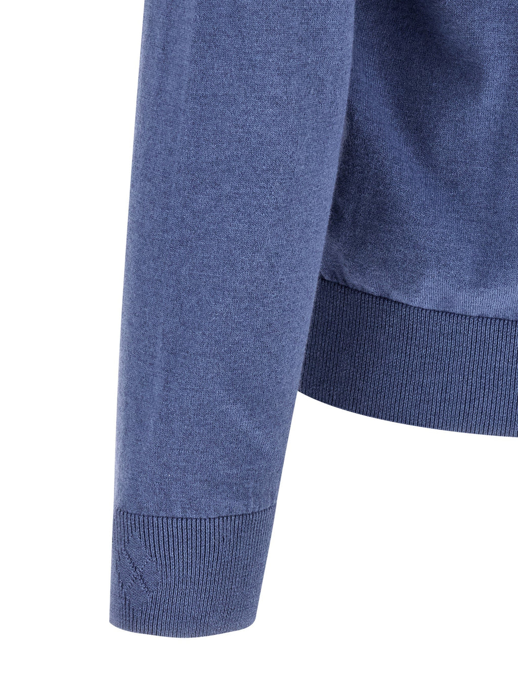 Ballantyne Blue Cotton Cardigan