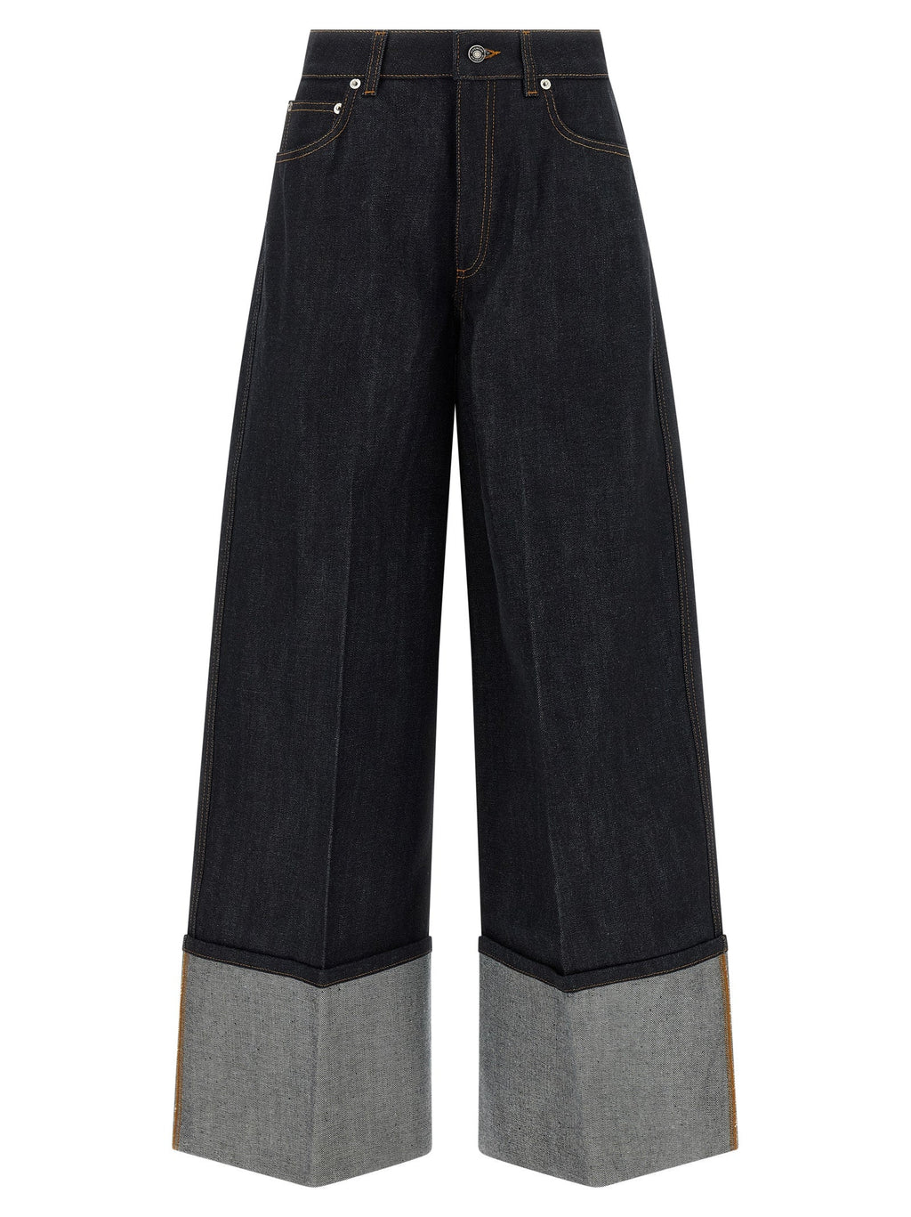 Givenchy Blue Cotton Flared Jeans