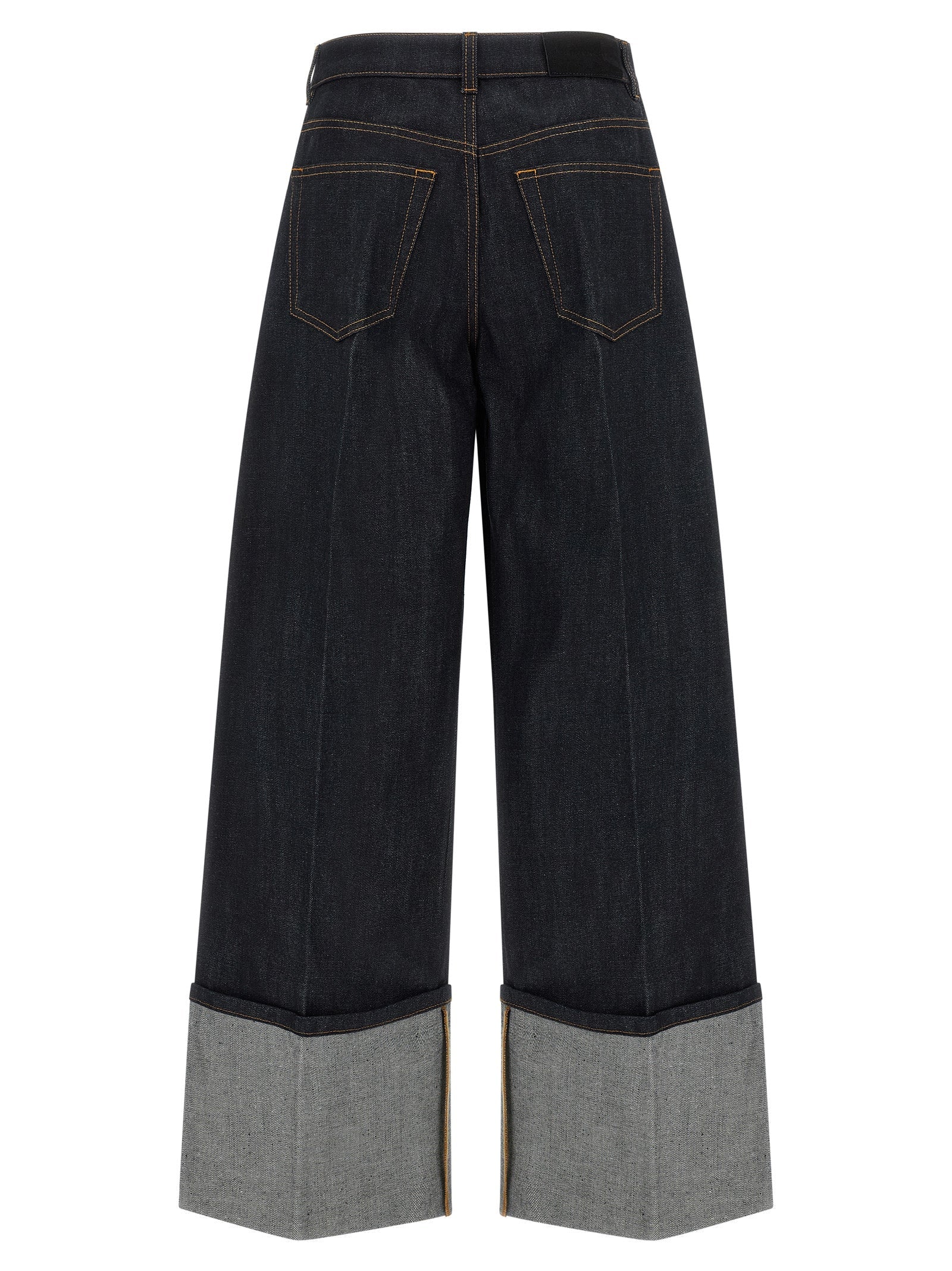 Givenchy Blue Cotton Flared Jeans