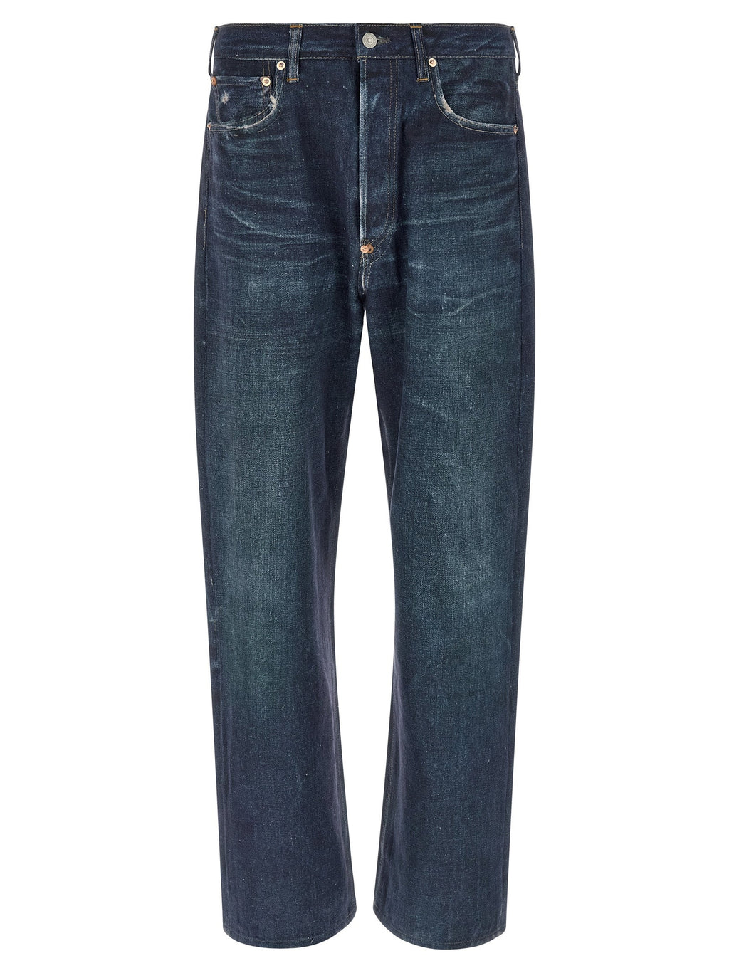 Junya Watanabe Blue Linen Jeans Denim