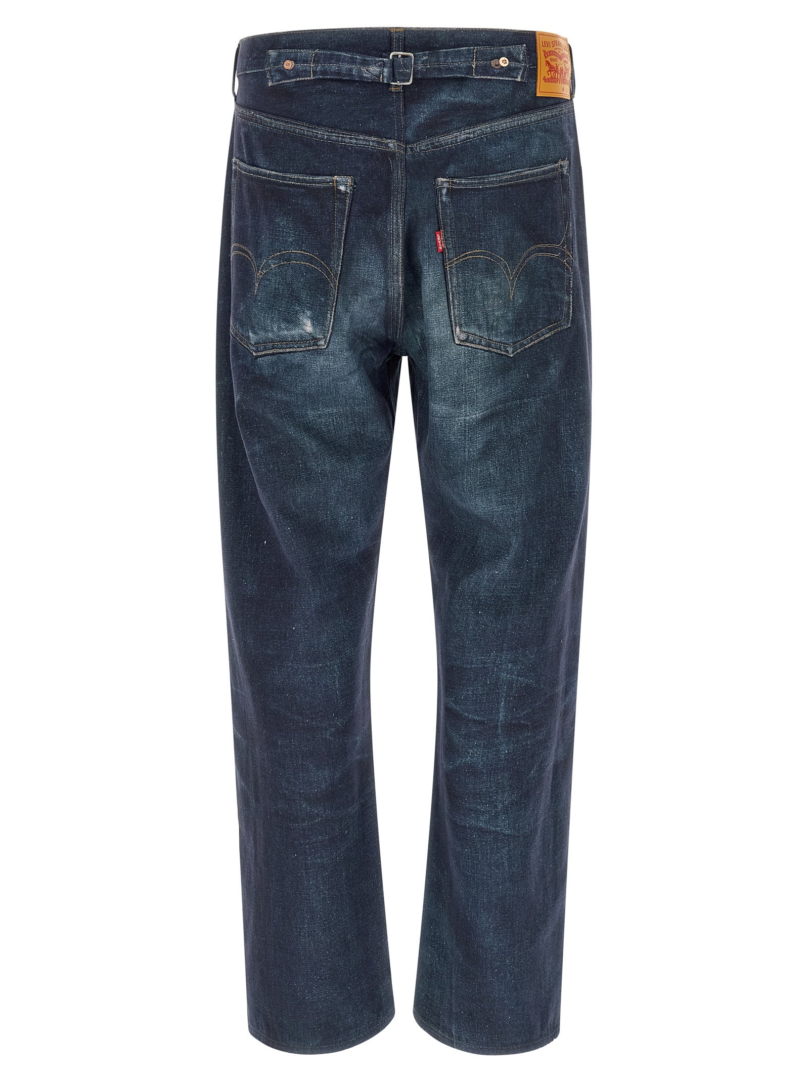 Junya Watanabe Blue Linen Jeans Denim