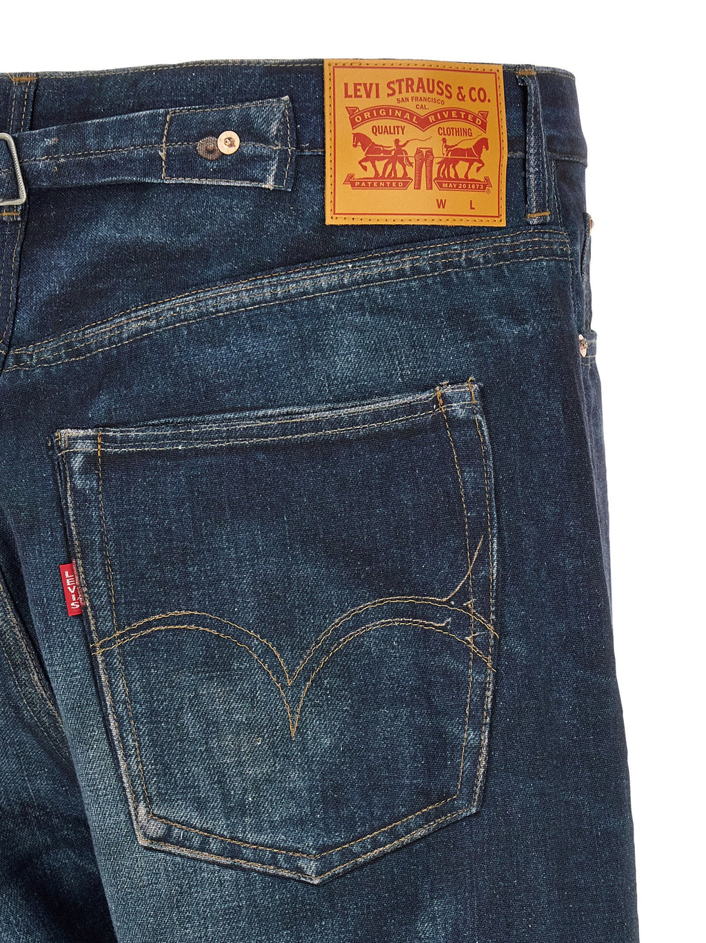Junya Watanabe Blue Linen Jeans Denim