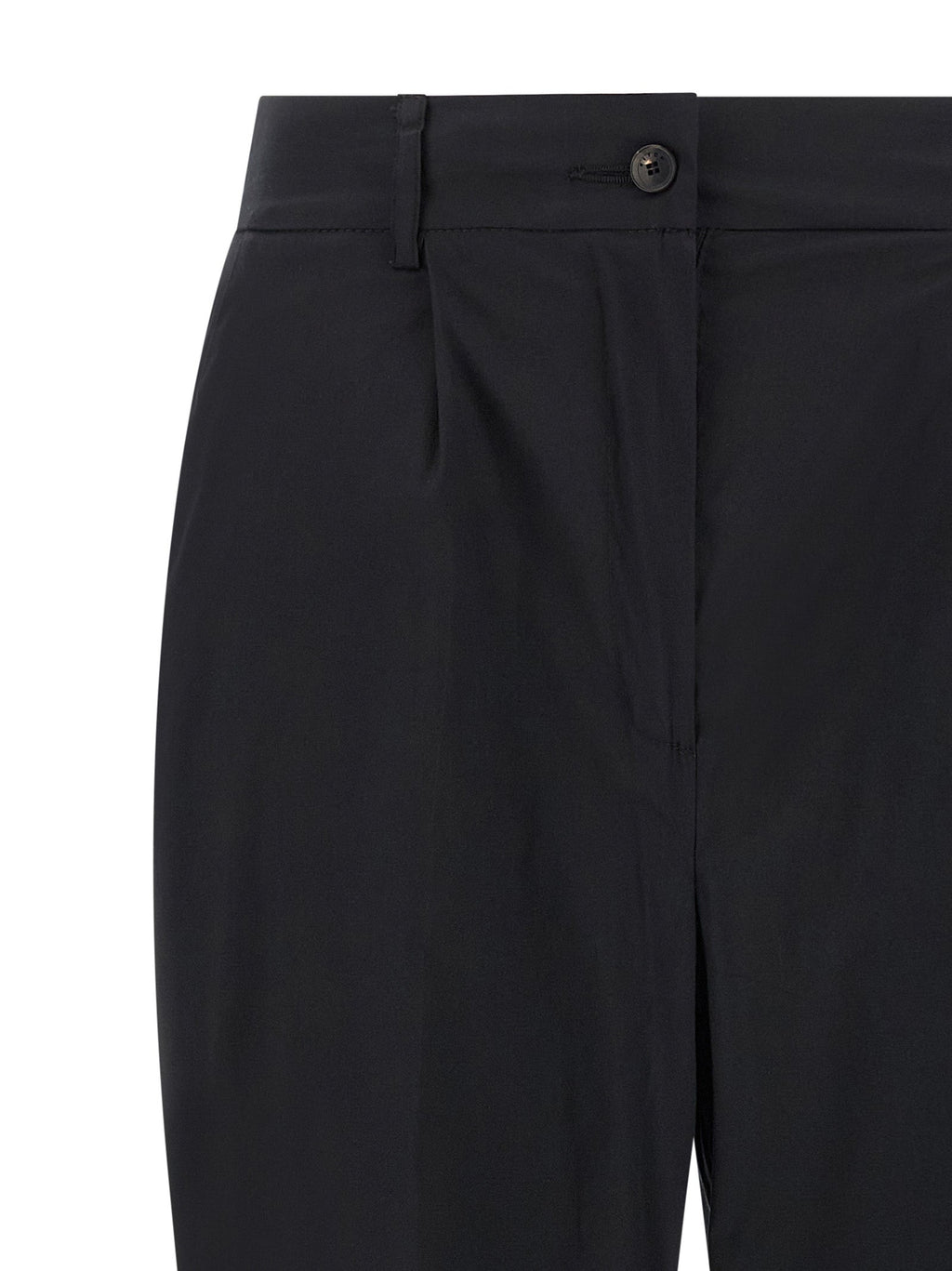Kiton Black Cotton Casual Pants