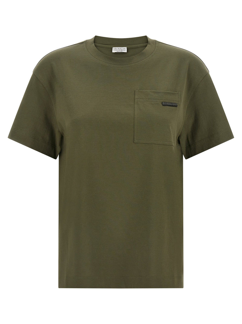Brunello Cucinelli Bicolor Cotton T-Shirt