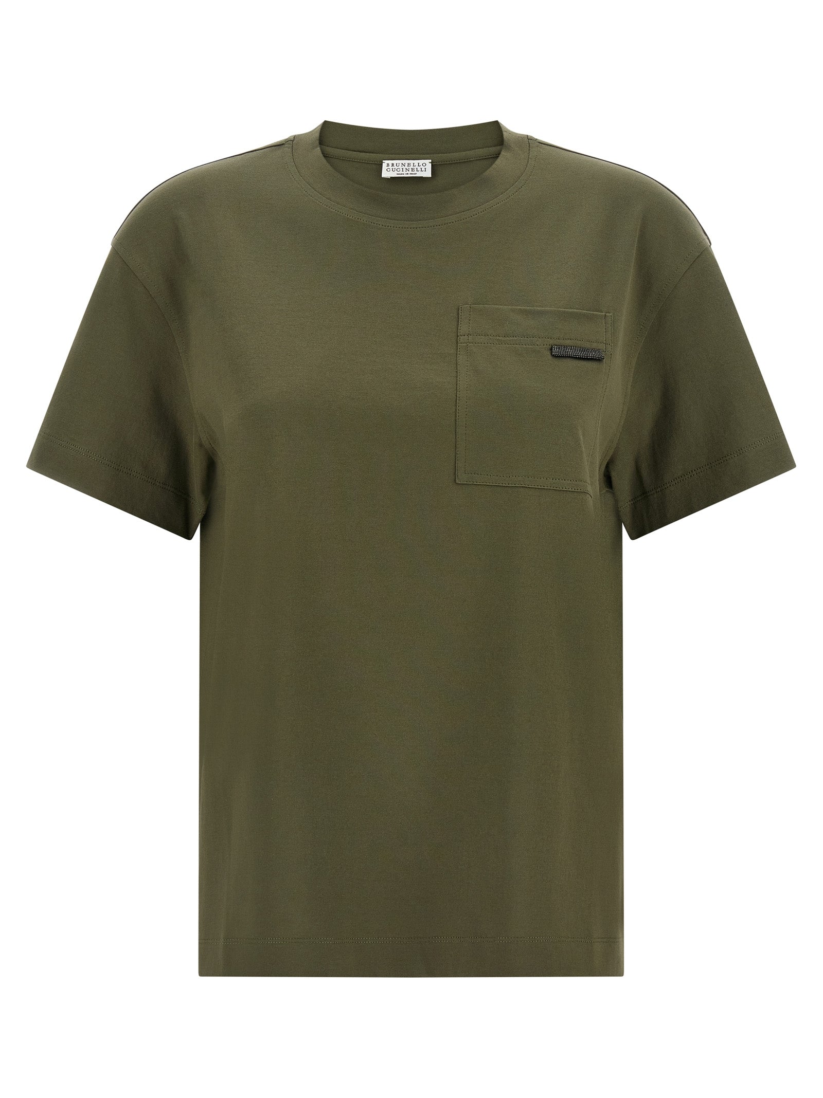 Brunello Cucinelli Bicolor Cotton T-Shirt