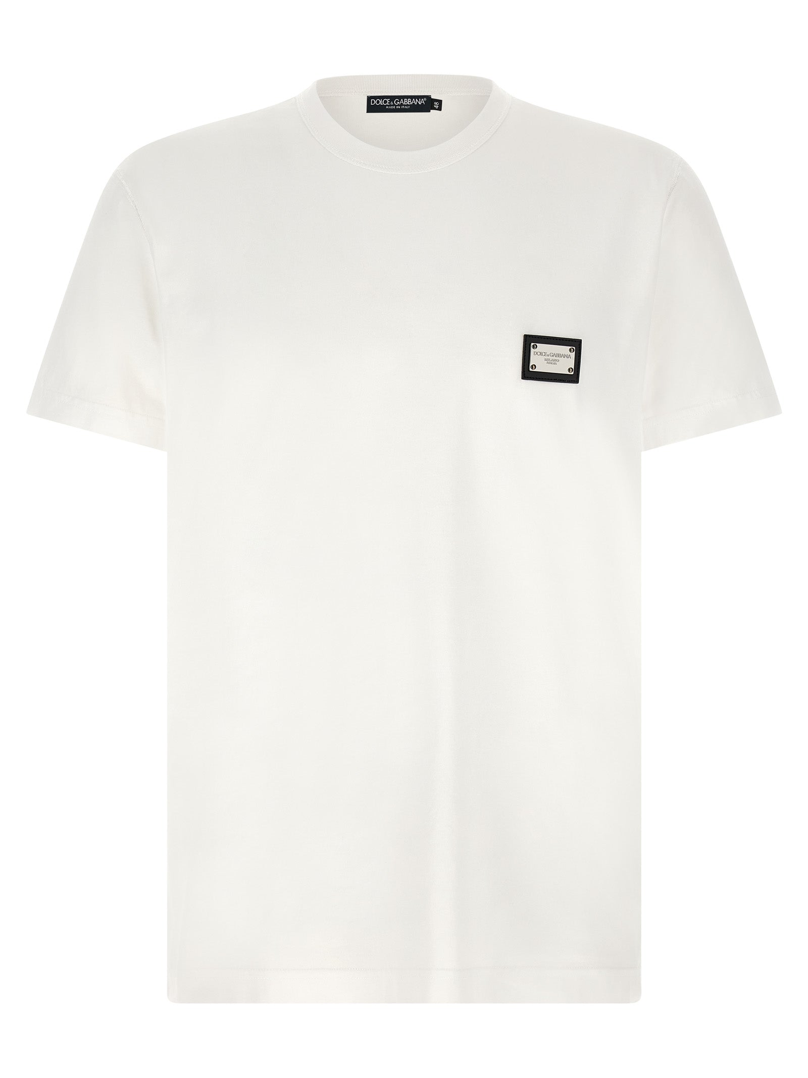 Dolce & Gabbana White Cotton T-Shirt