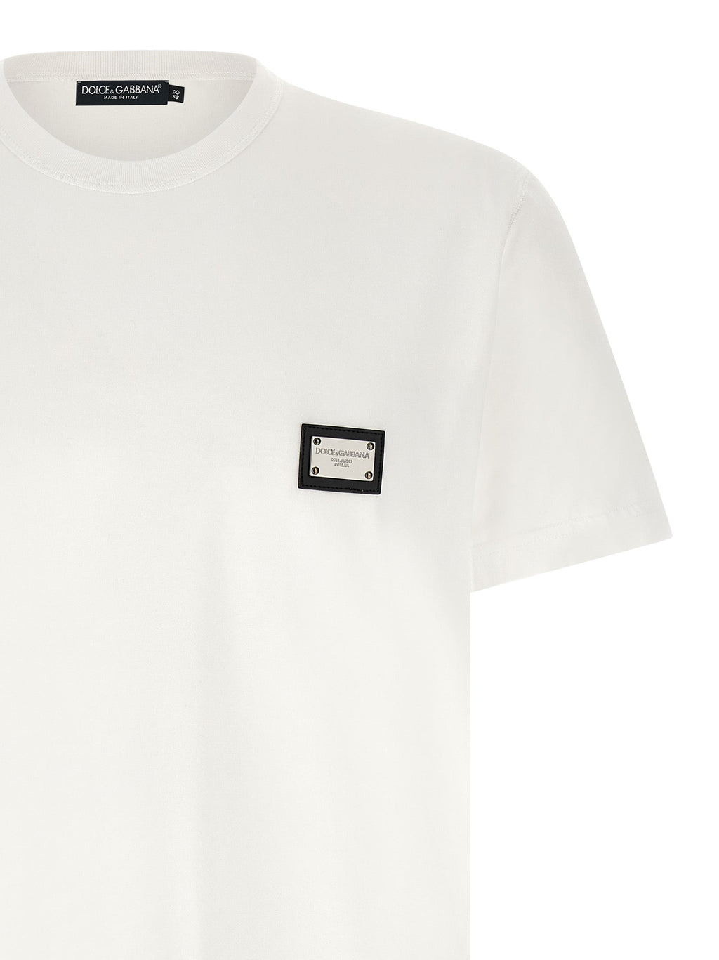 Dolce & Gabbana White Cotton T-Shirt