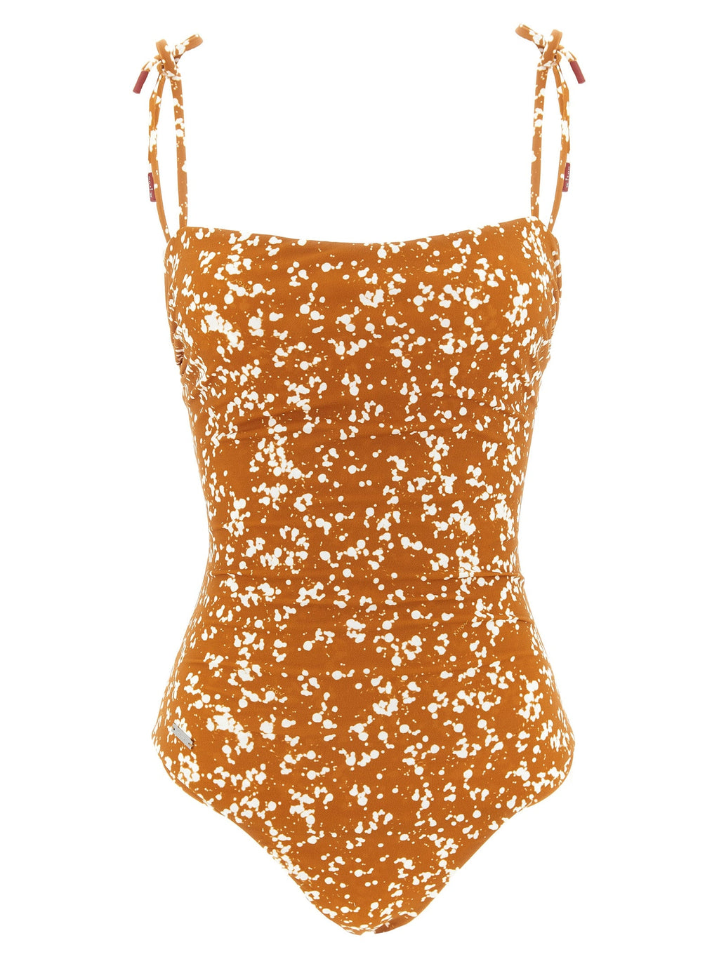 Kiton Brown Polyamide One-Piece Swimsuit