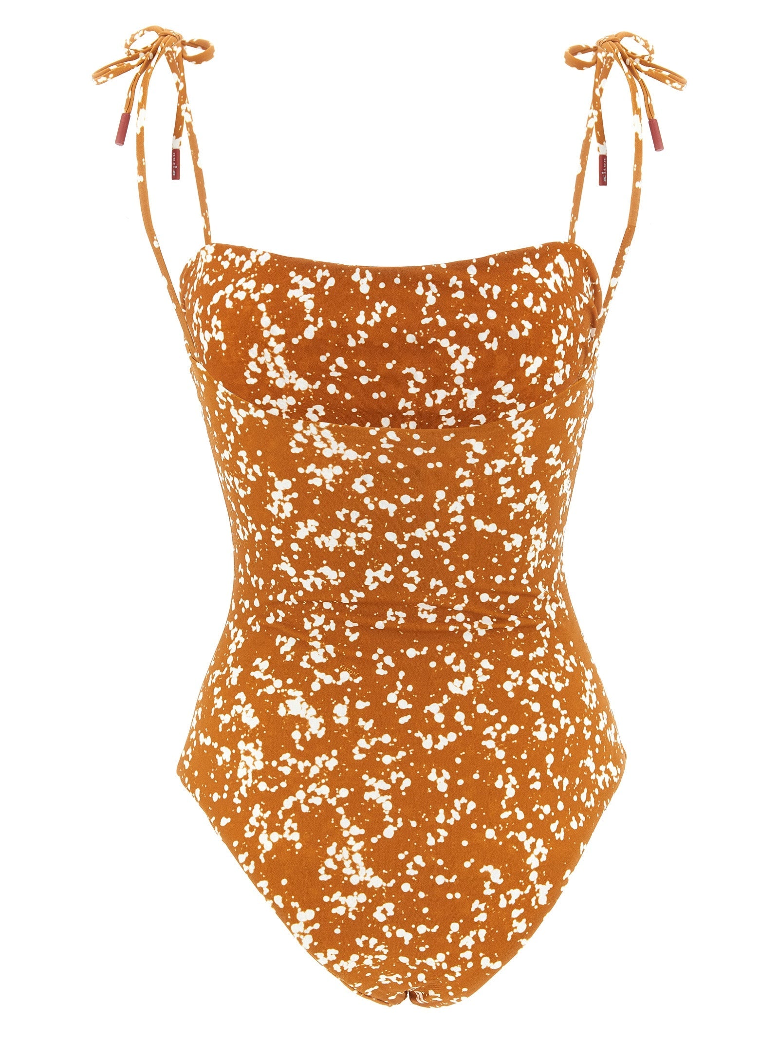 Kiton Brown Polyamide One-Piece Swimsuit