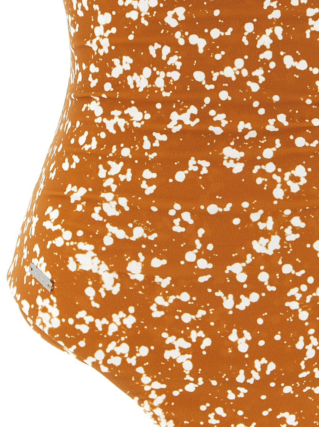 Kiton Brown Polyamide One-Piece Swimsuit