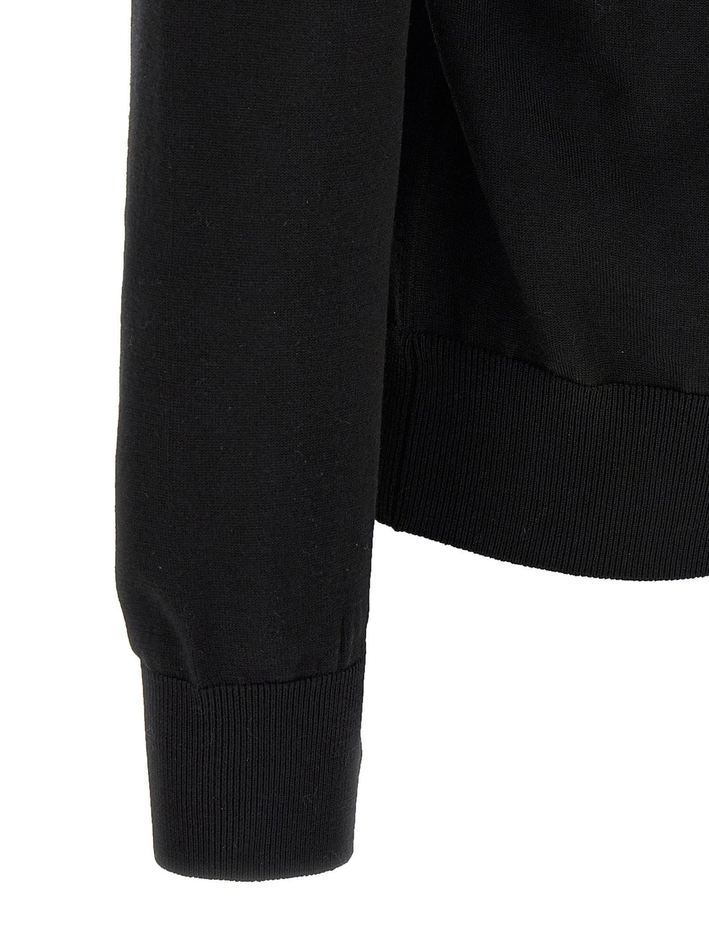 Dolce & Gabbana Black Virgin Wool Cardigan