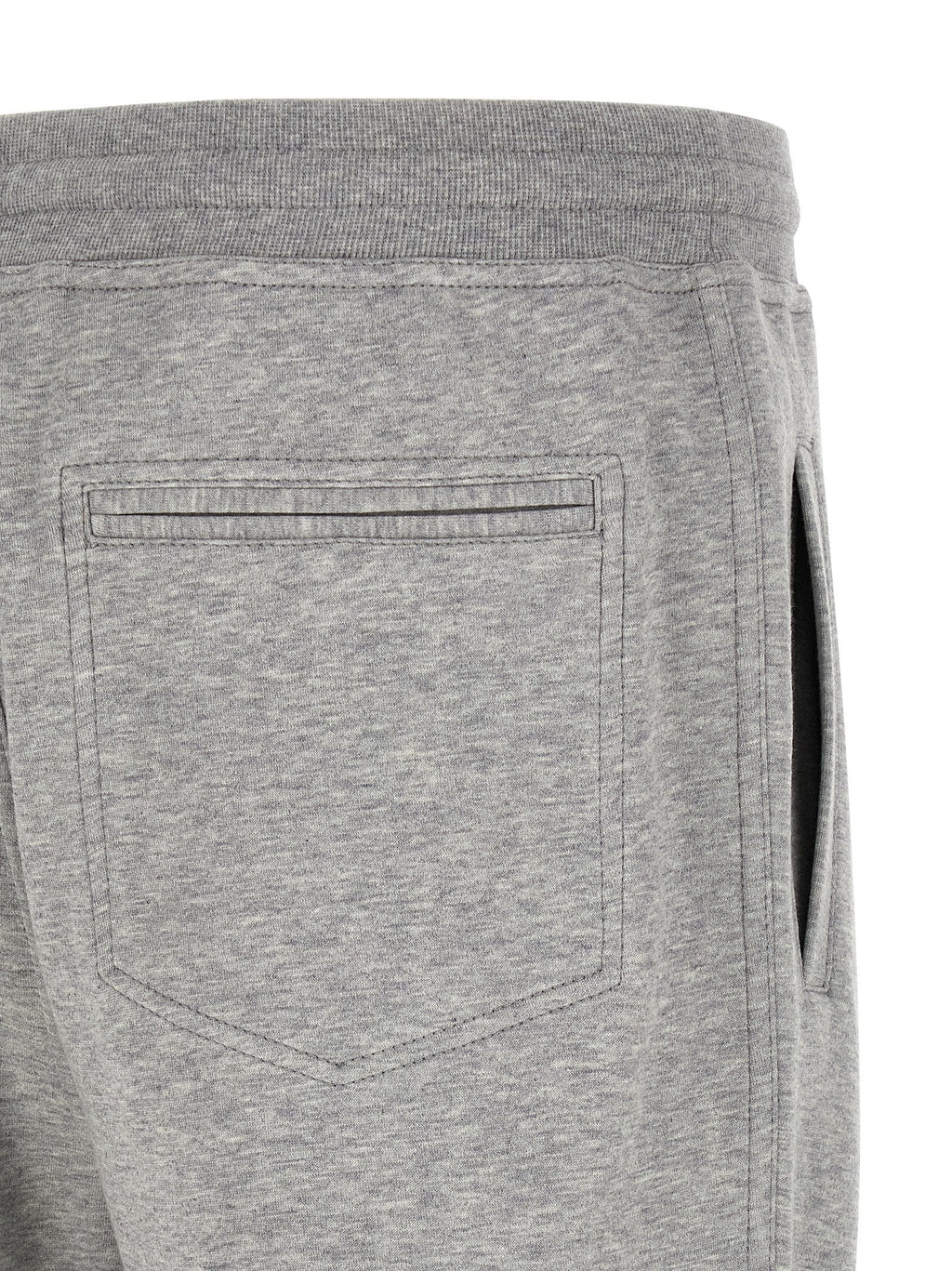 Brunello Cucinelli Gray Cotton Athletic Pants