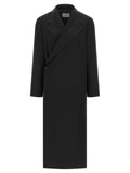 Lemaire Blue Wool Coat