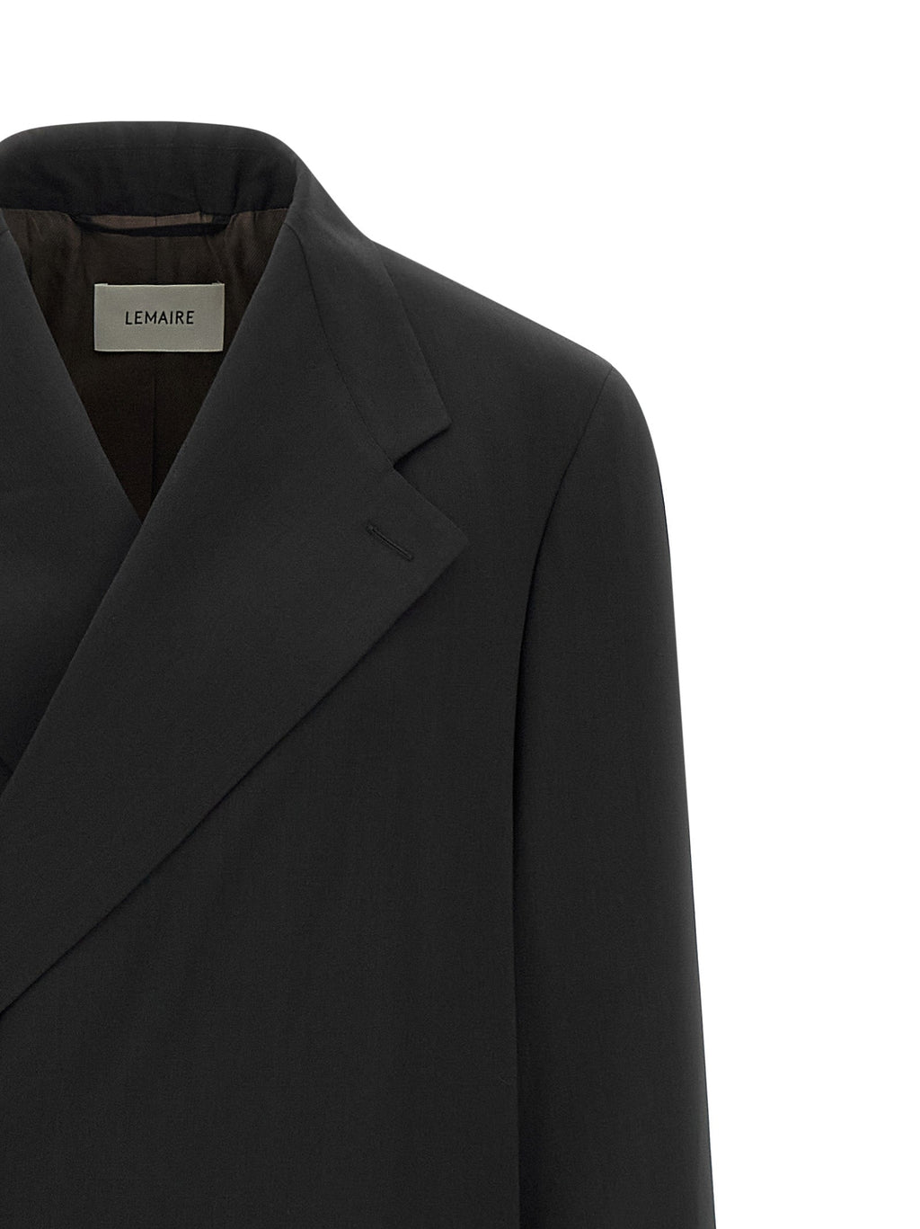Lemaire Blue Wool Coat