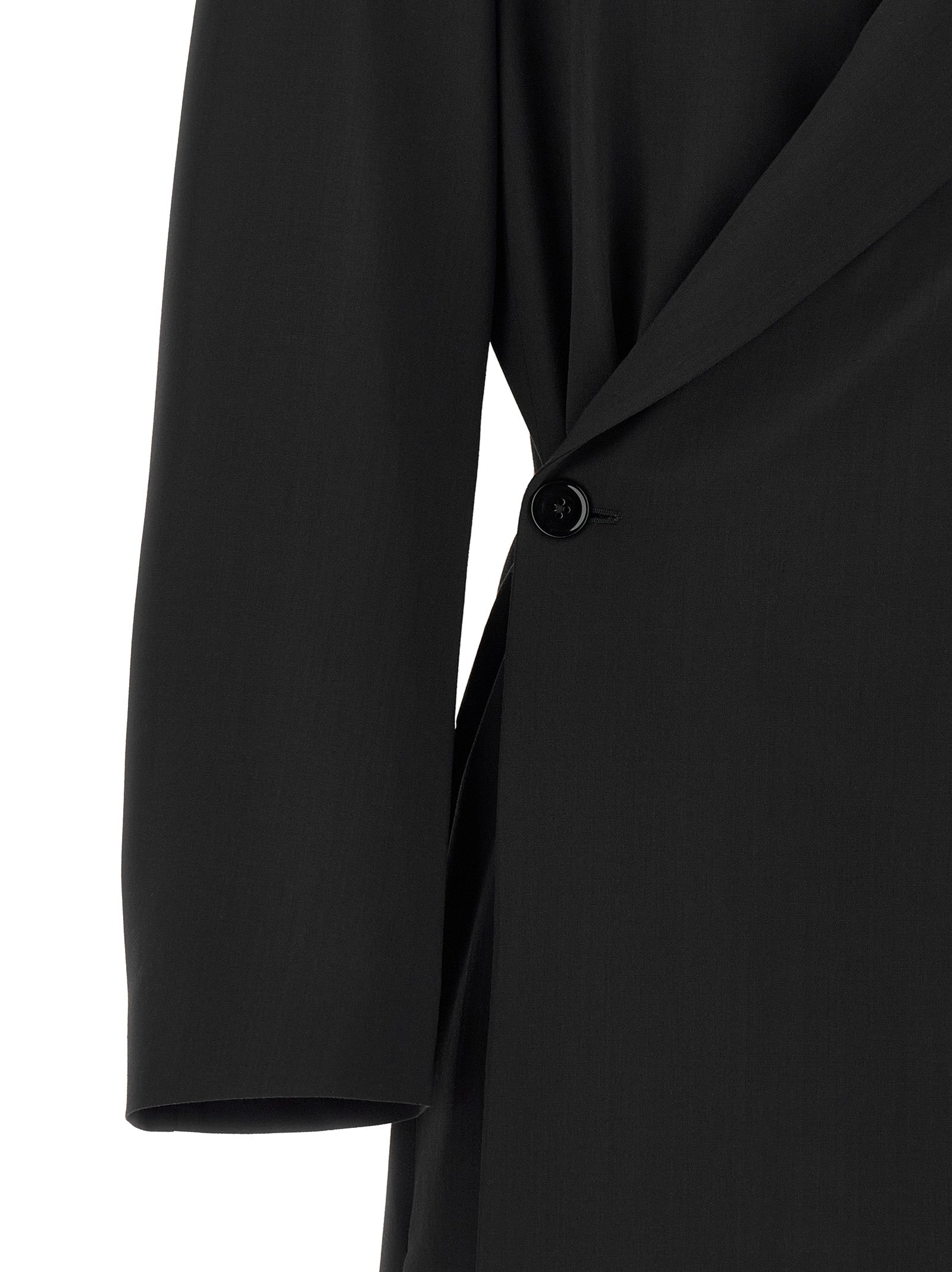 Lemaire Blue Wool Coat