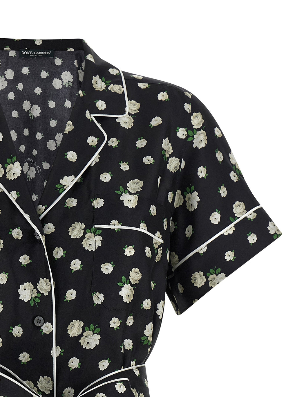 Dolce & Gabbana Black Silk Blouse
