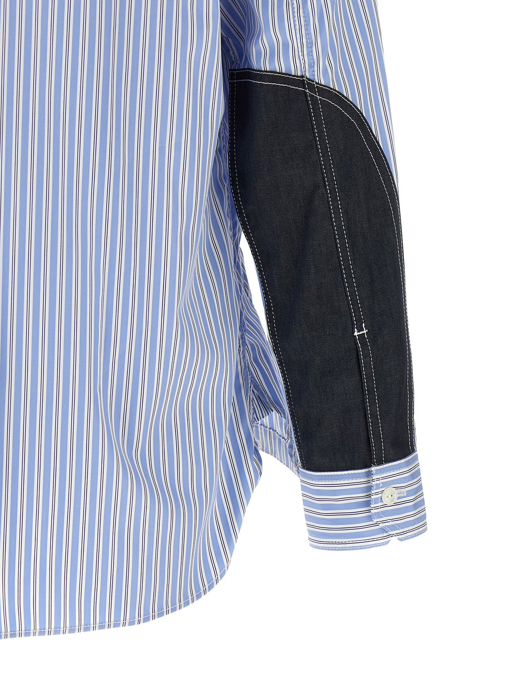 Junya Watanabe Blue Cotton Blouse