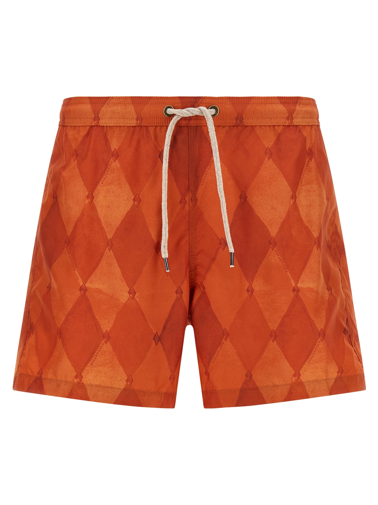 Ballantyne Orange Polyester Swim Shorts