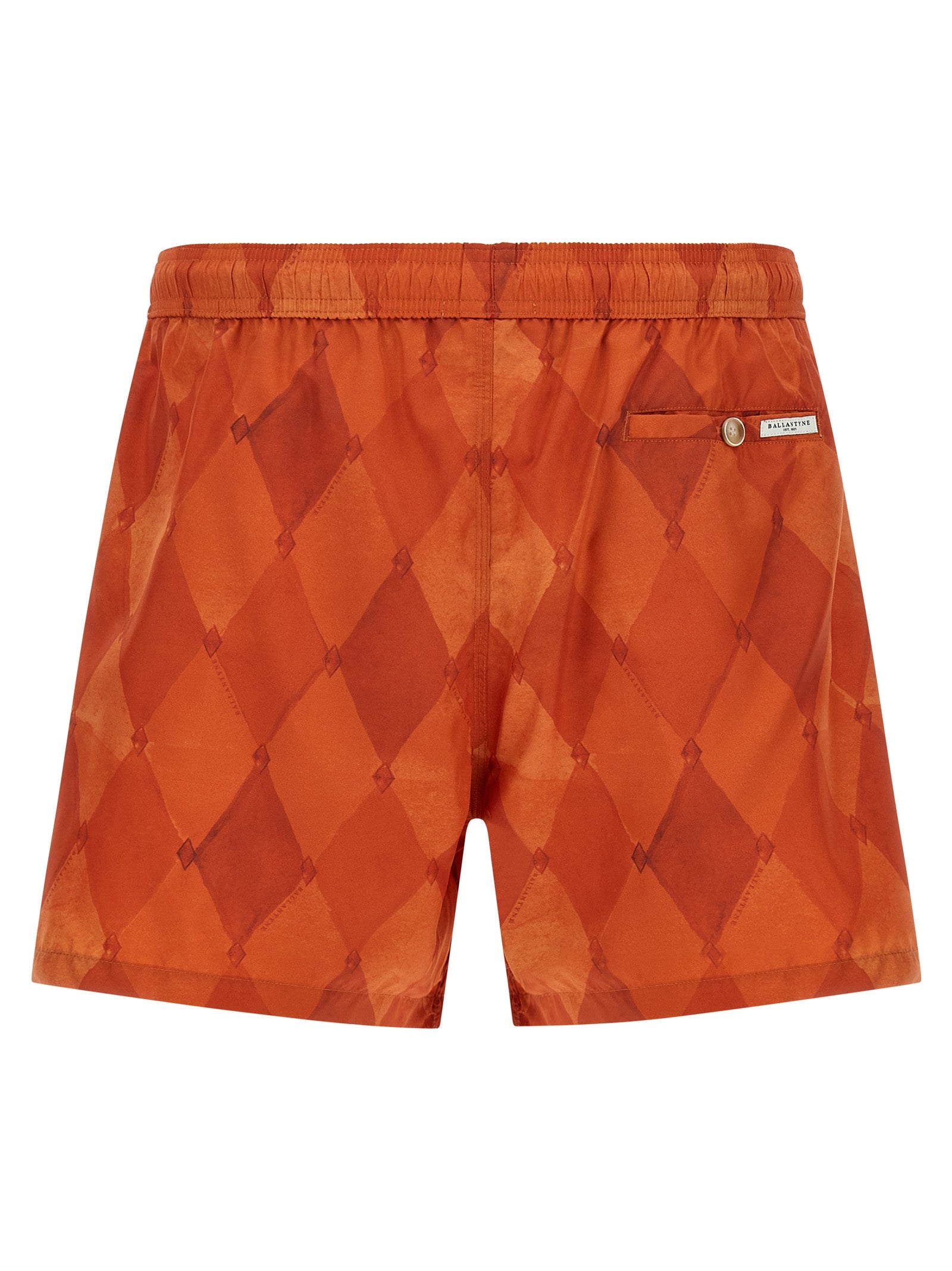Ballantyne Orange Polyester Swim Shorts