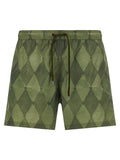 Ballantyne Bicolor Polyester Swim Shorts