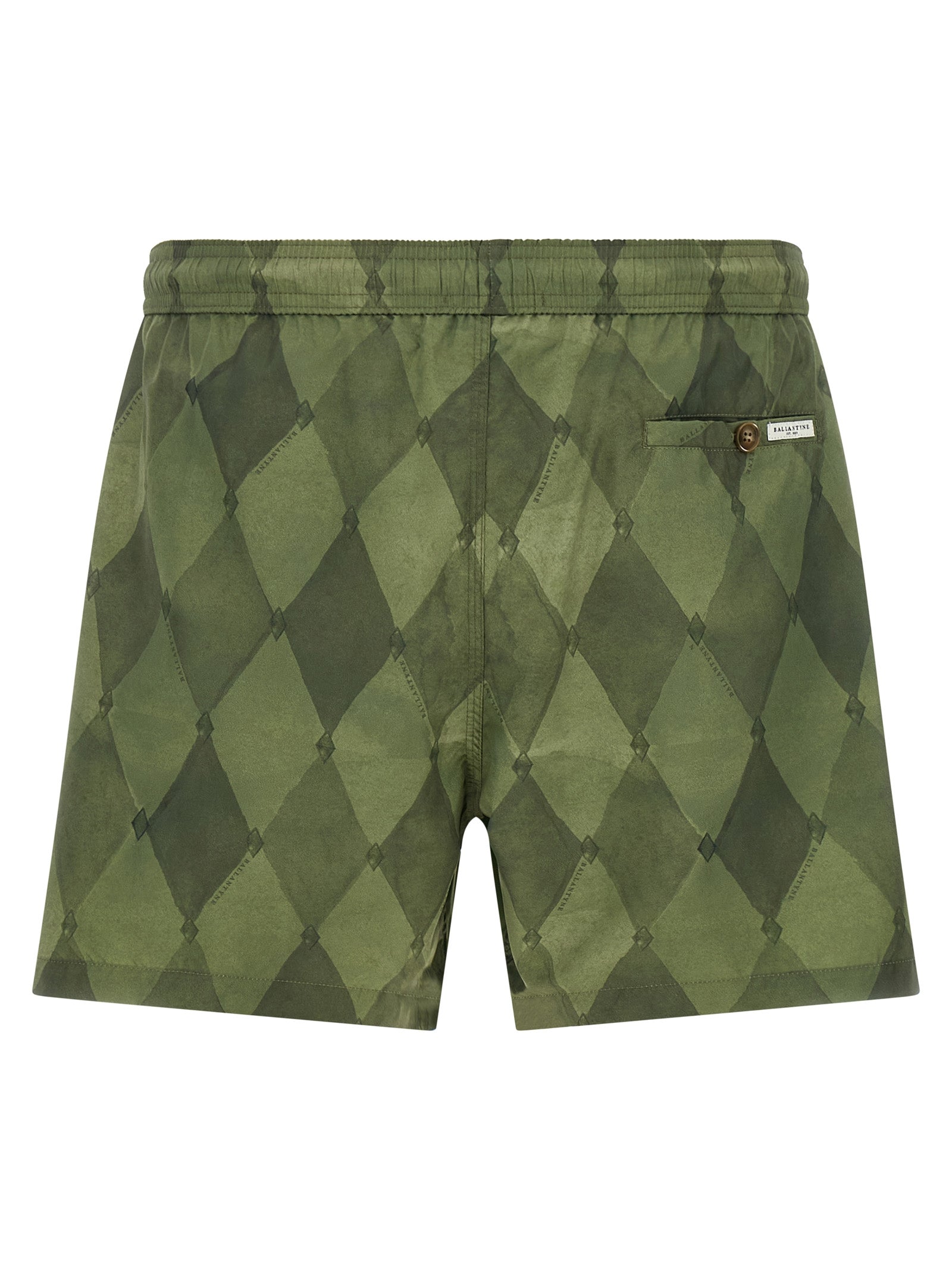 Ballantyne Bicolor Polyester Swim Shorts