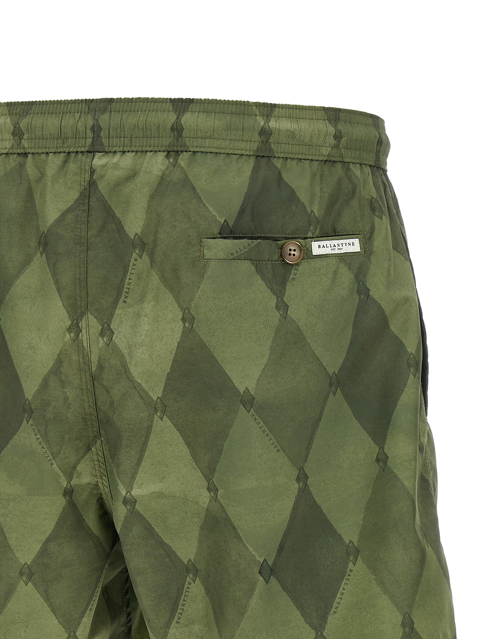 Ballantyne Bicolor Polyester Swim Shorts