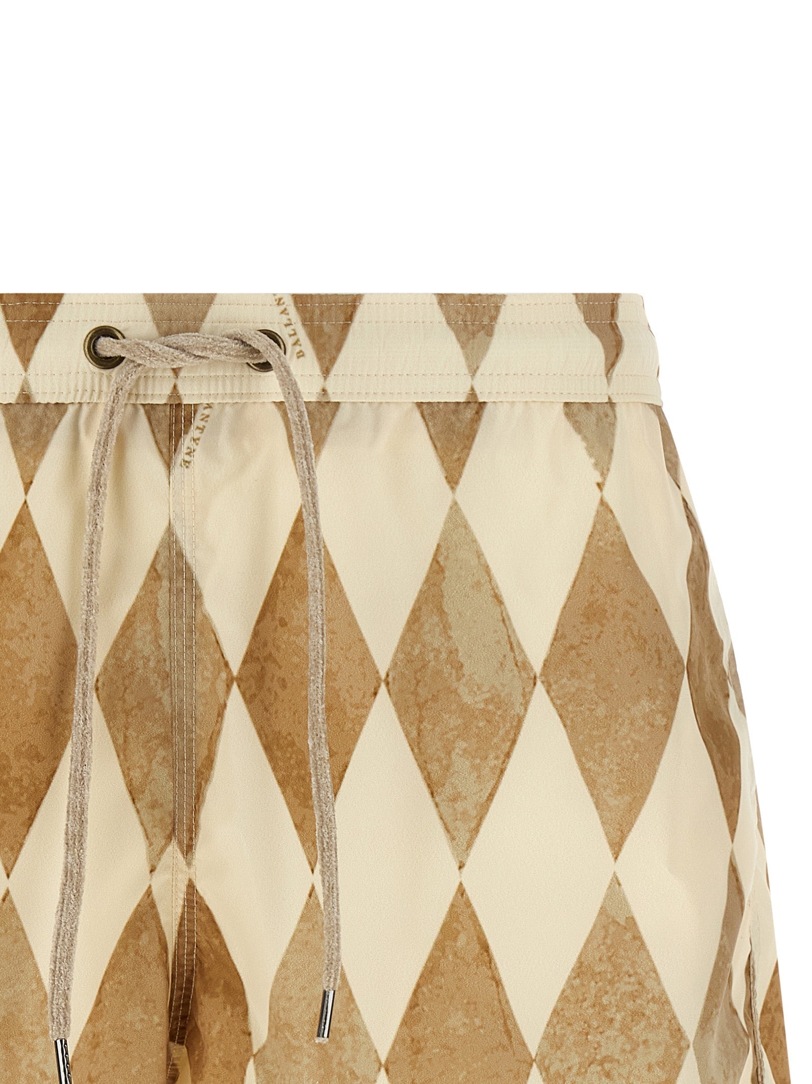 Ballantyne Beige Polyester Swim Shorts
