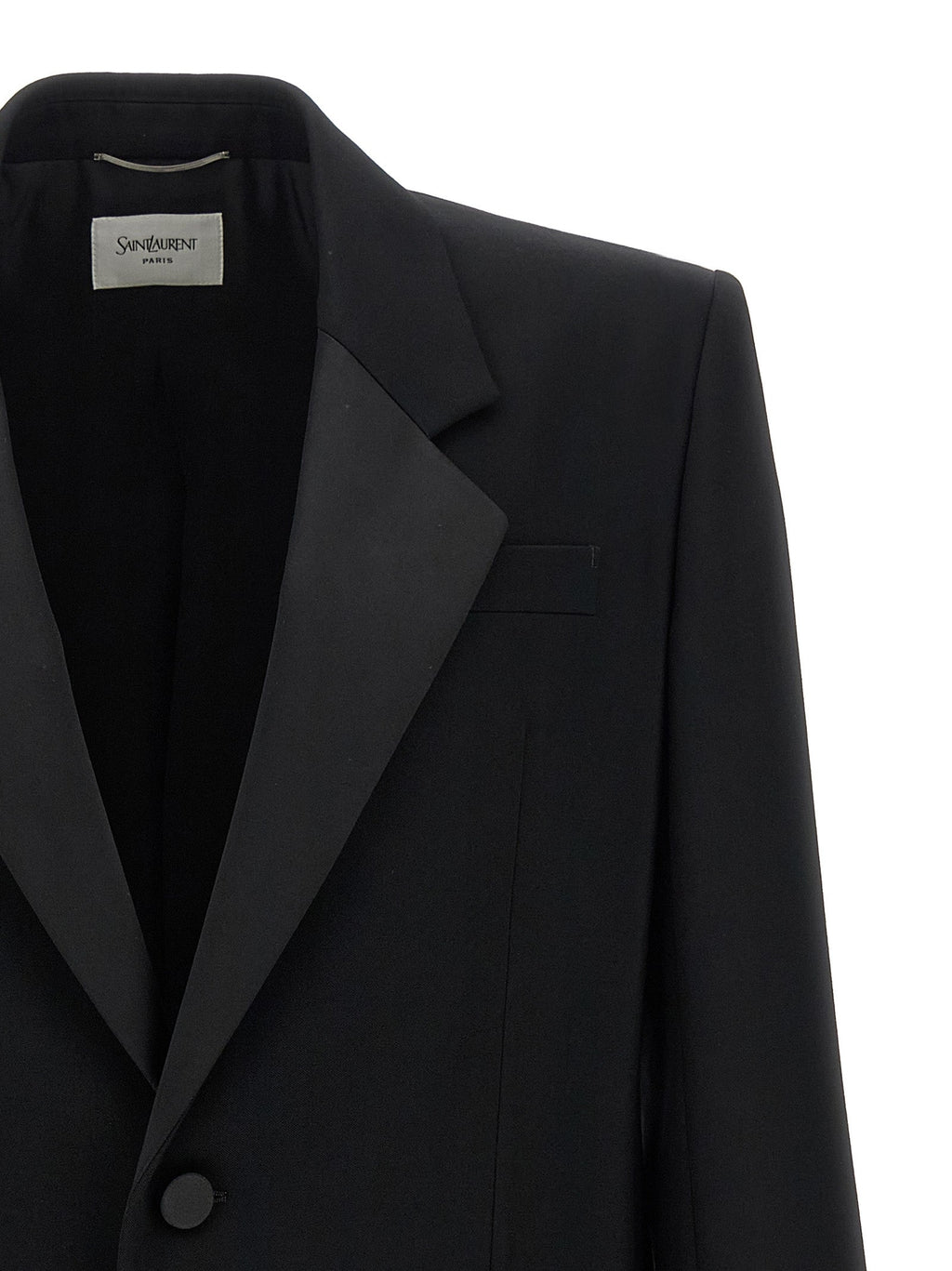 Saint Laurent Black Wool Blazer