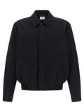 Saint Laurent Black Cotton Shell Jacket