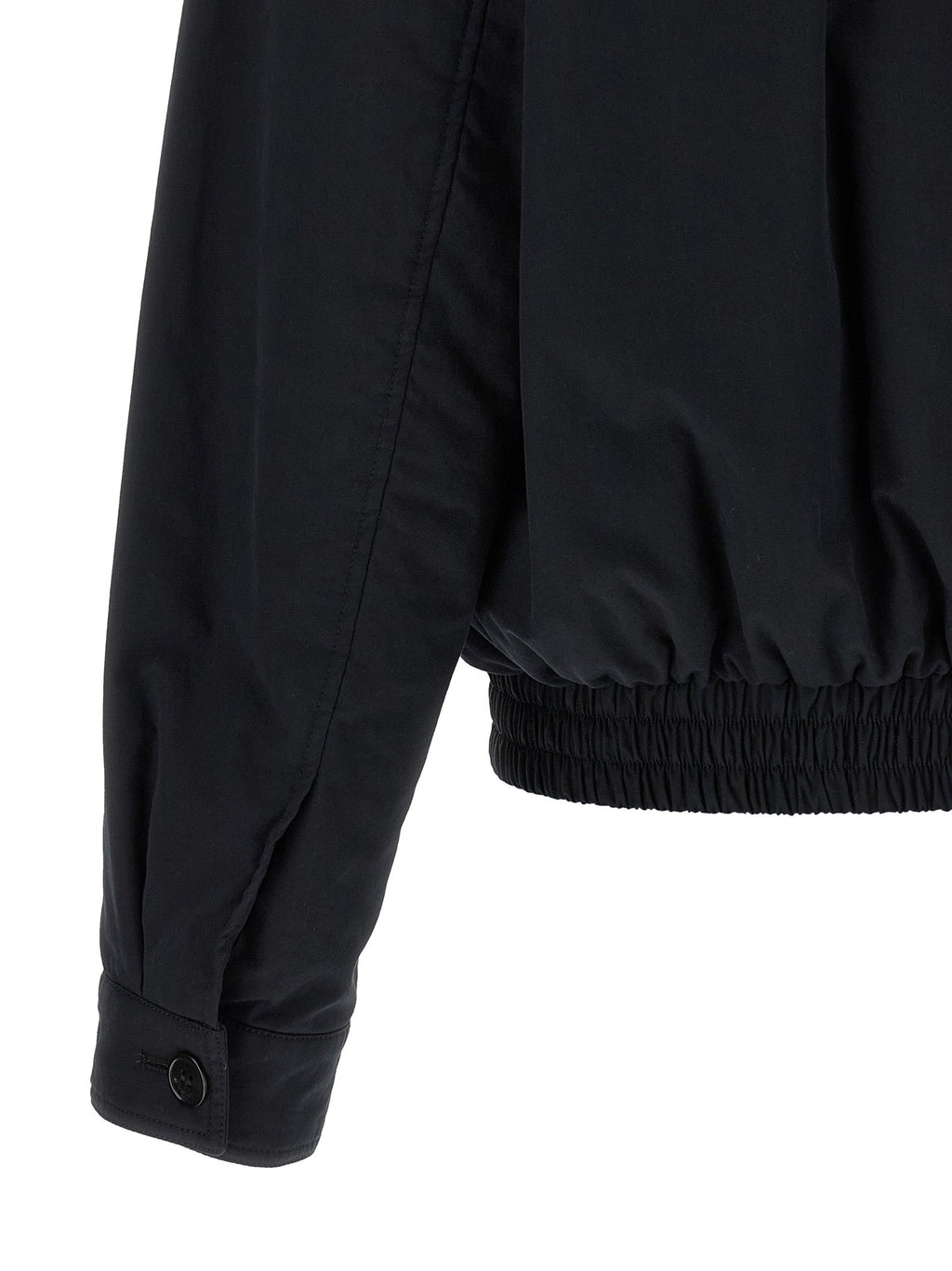 Saint Laurent Black Cotton Shell Jacket