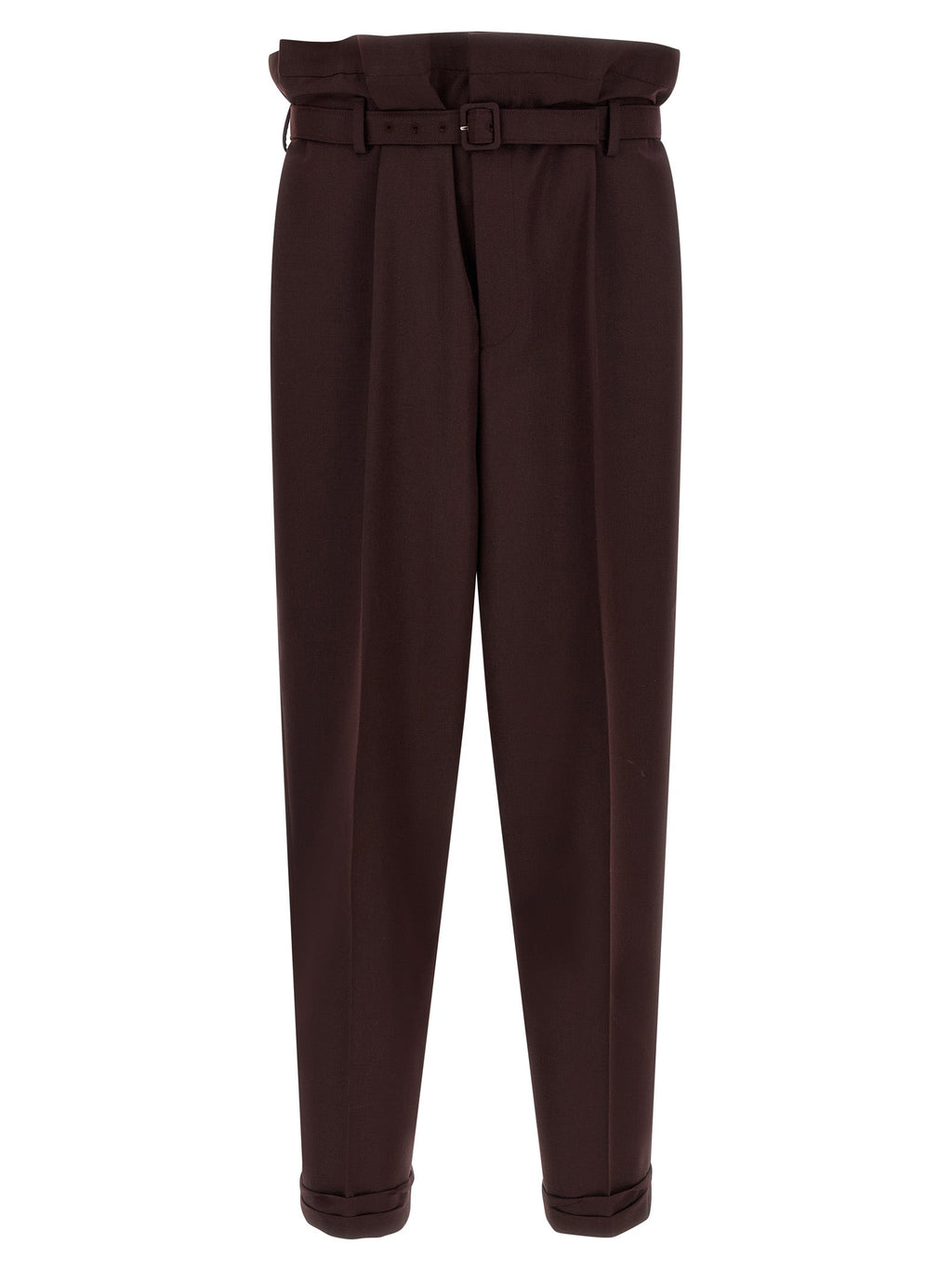 Saint Laurent Purple Wool Casual Pants