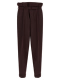 Saint Laurent Purple Wool Casual Pants