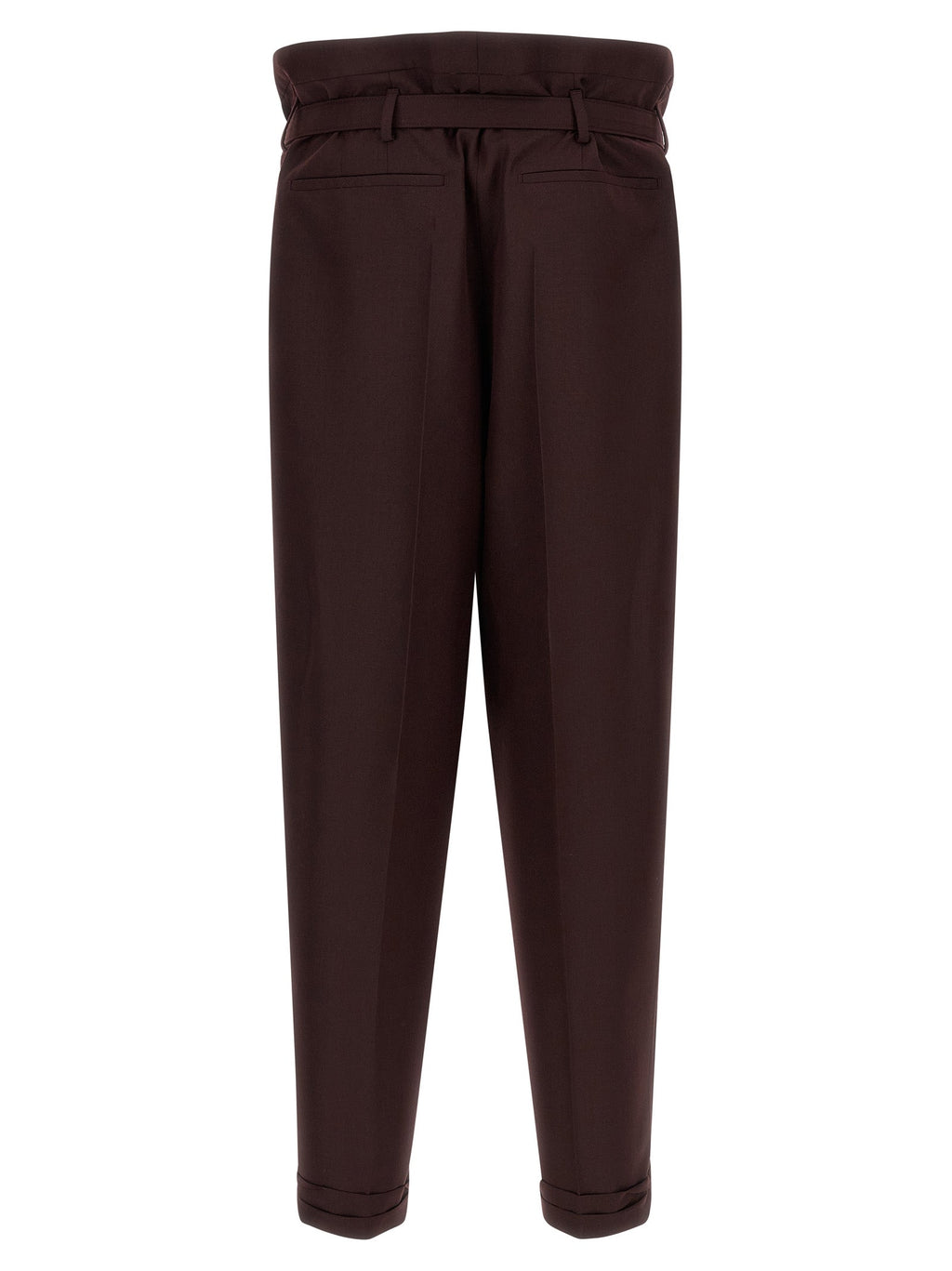 Saint Laurent Purple Wool Casual Pants