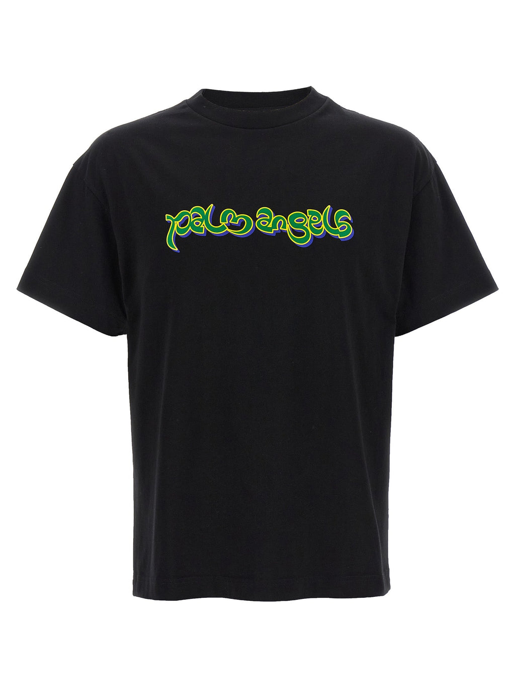 Palm Angels Black Cotton T-Shirt