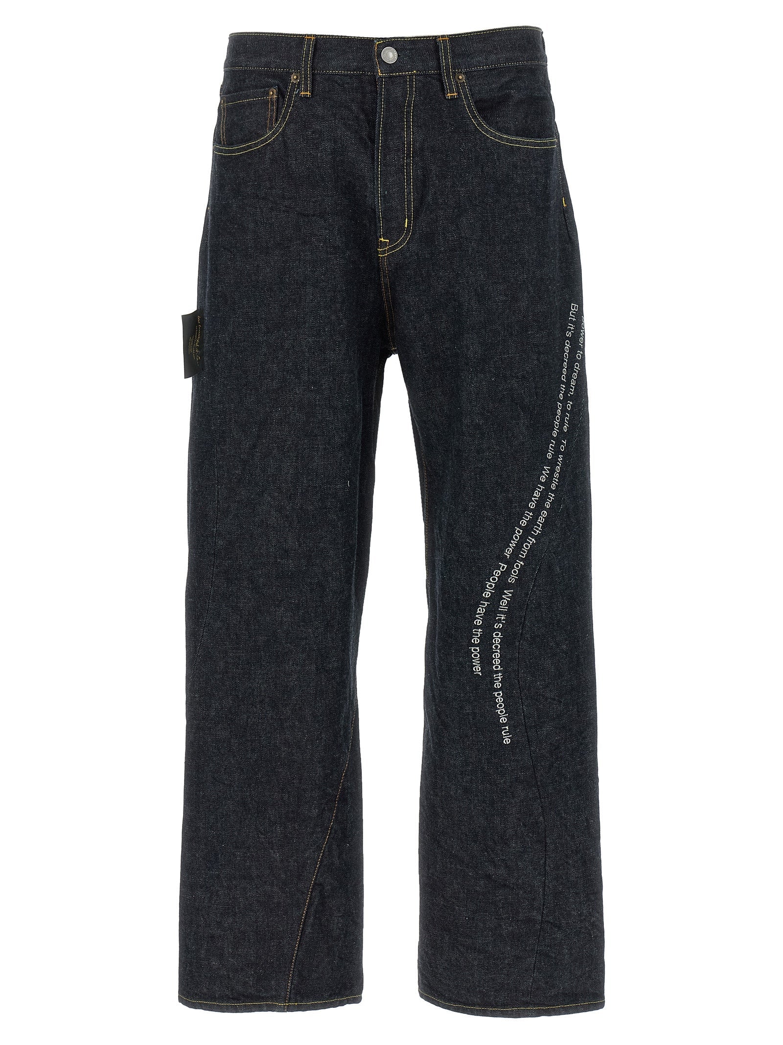 Undercover Blue Cotton Jeans Denim