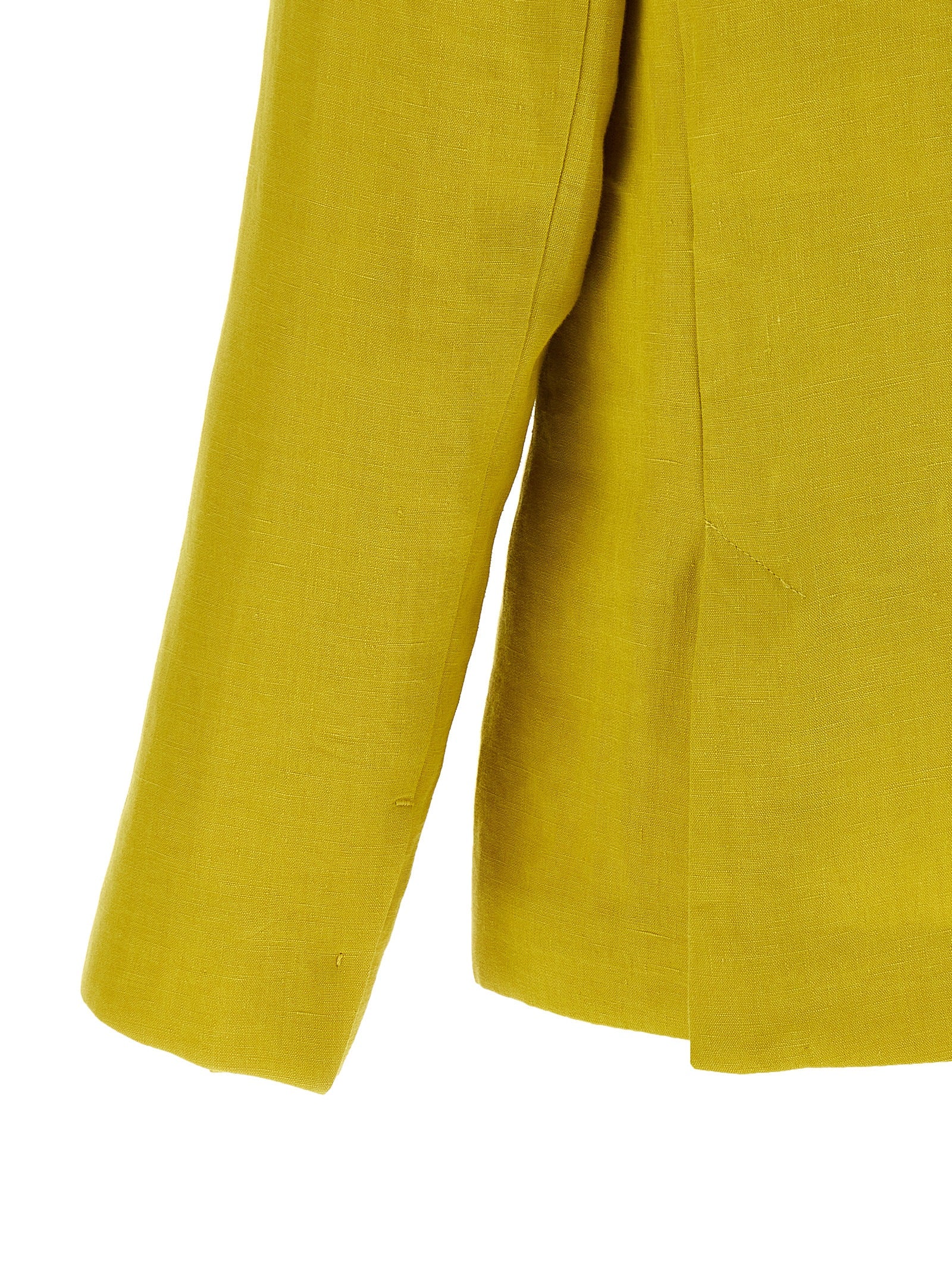 'S Max Mara Bicolor Linen Blazer