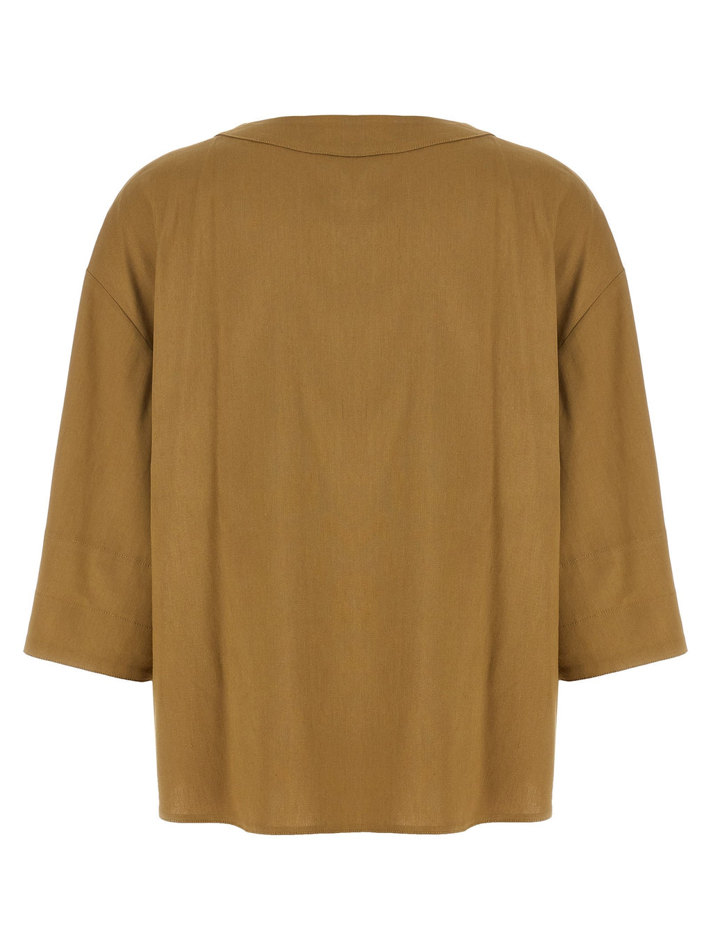 Max Mara Beige Linen Blouse