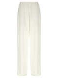 Max Mara White Linen Casual Pants