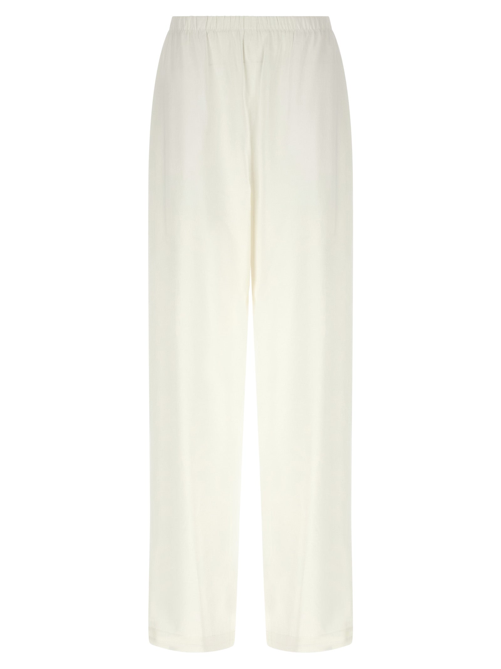 Max Mara White Linen Casual Pants