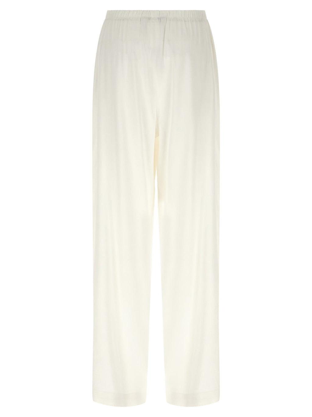Max Mara White Linen Casual Pants