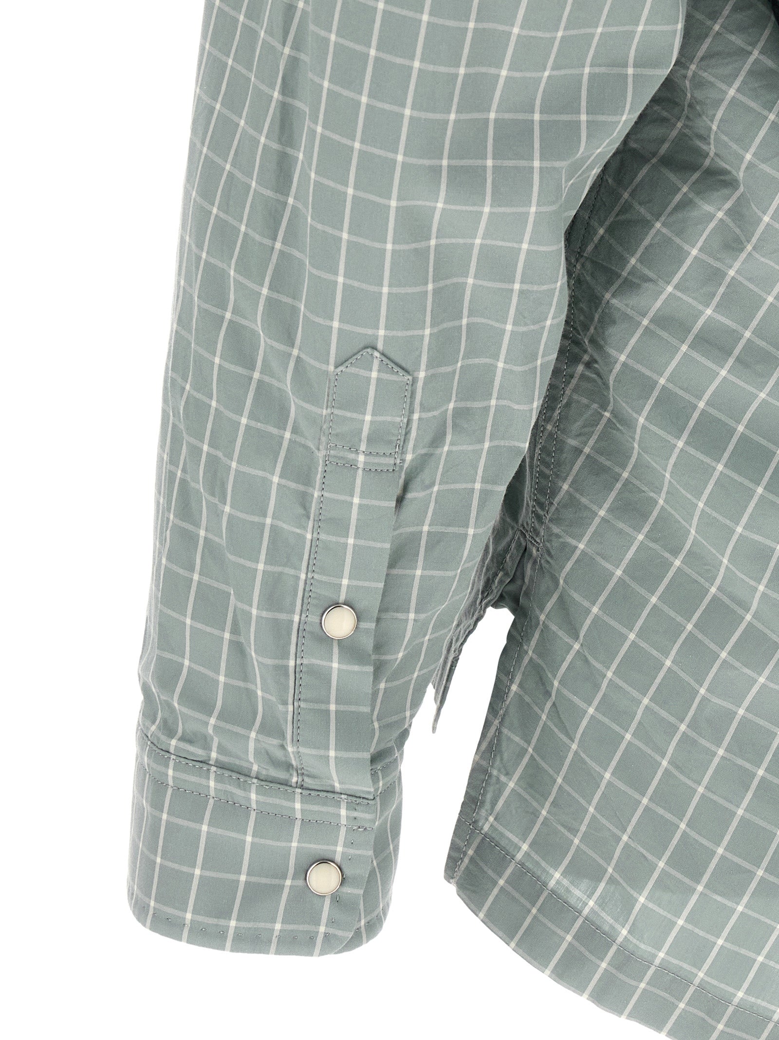 Maison Mihara Yasuhiro Blue Cotton Blouse