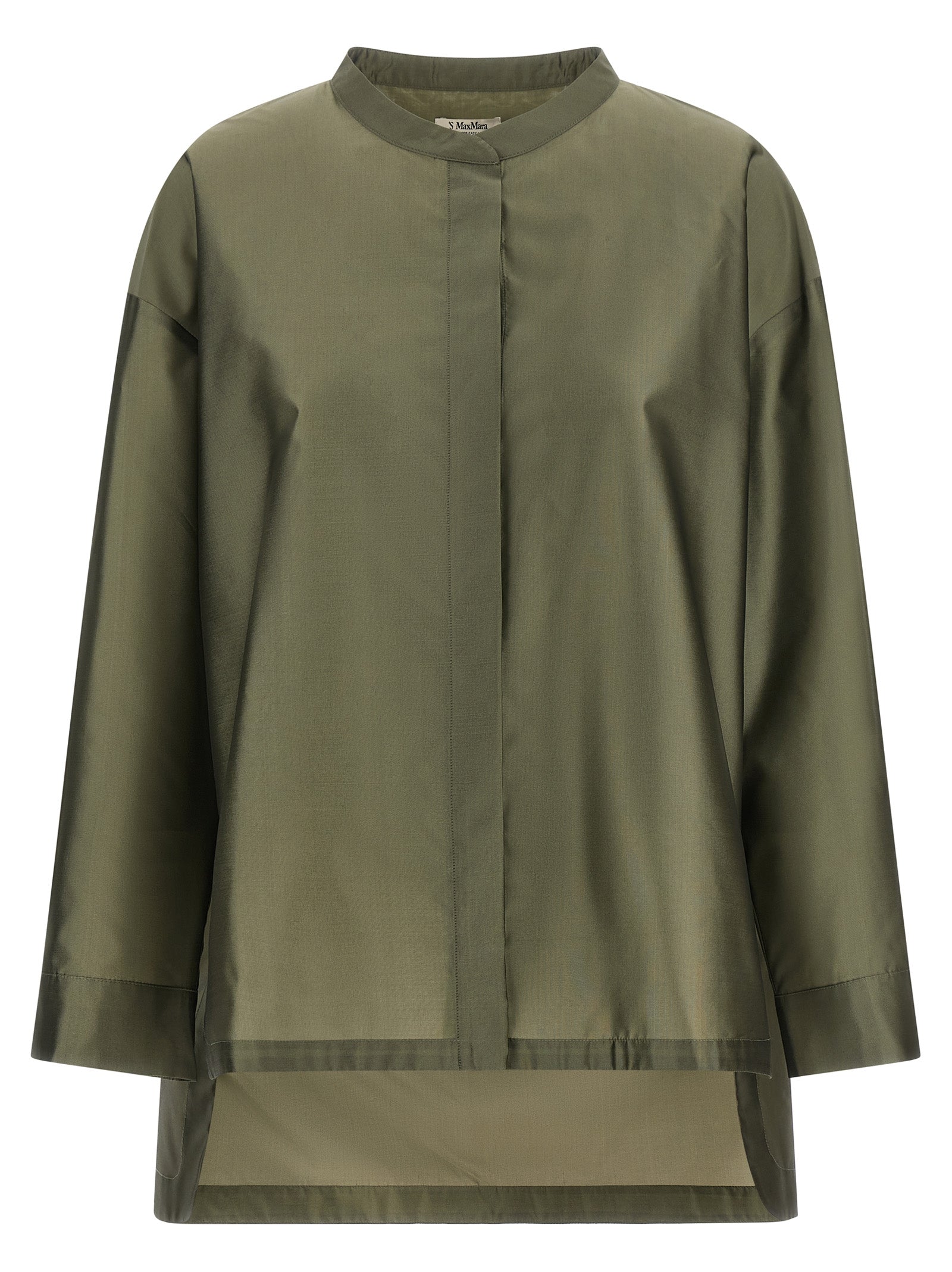 'S Max Mara Bicolor Polyester Blouse