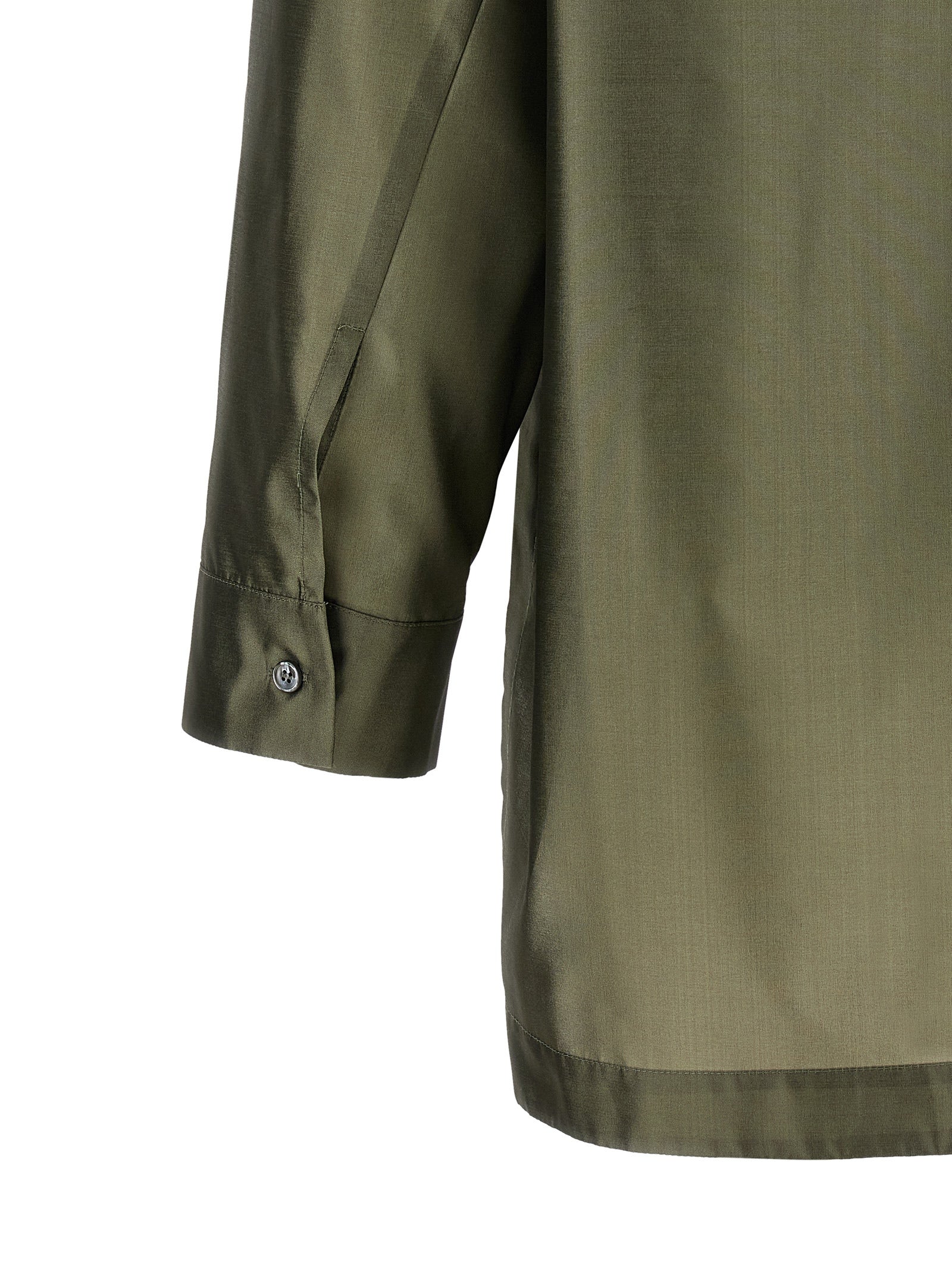 'S Max Mara Bicolor Polyester Blouse