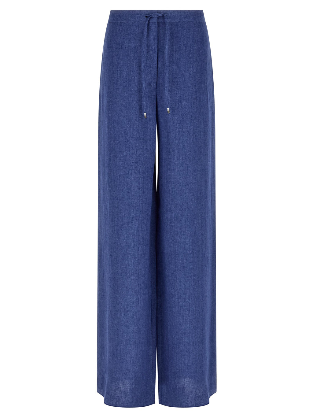 Max Mara Blue Linen Casual Pants