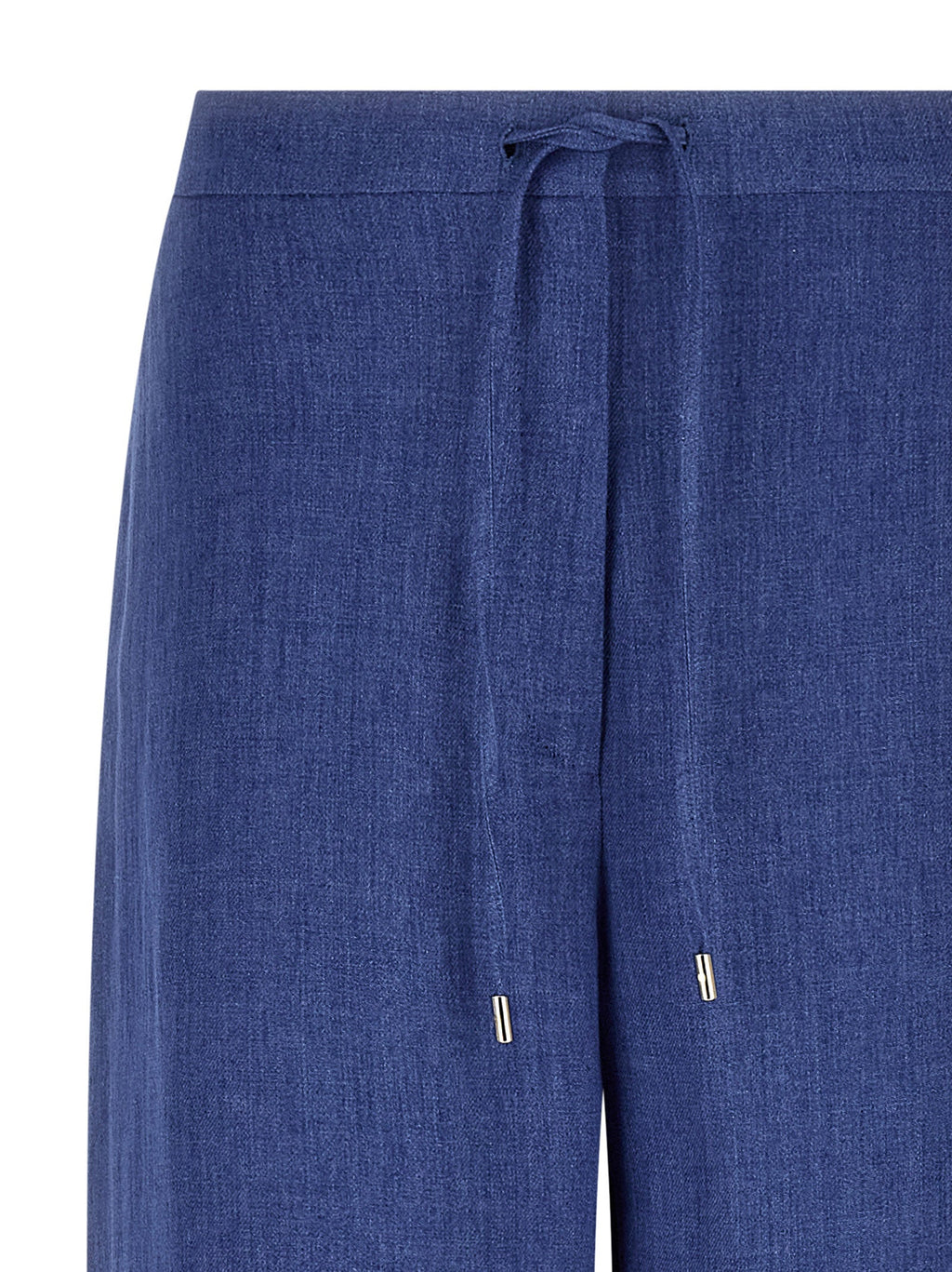 Max Mara Blue Linen Casual Pants