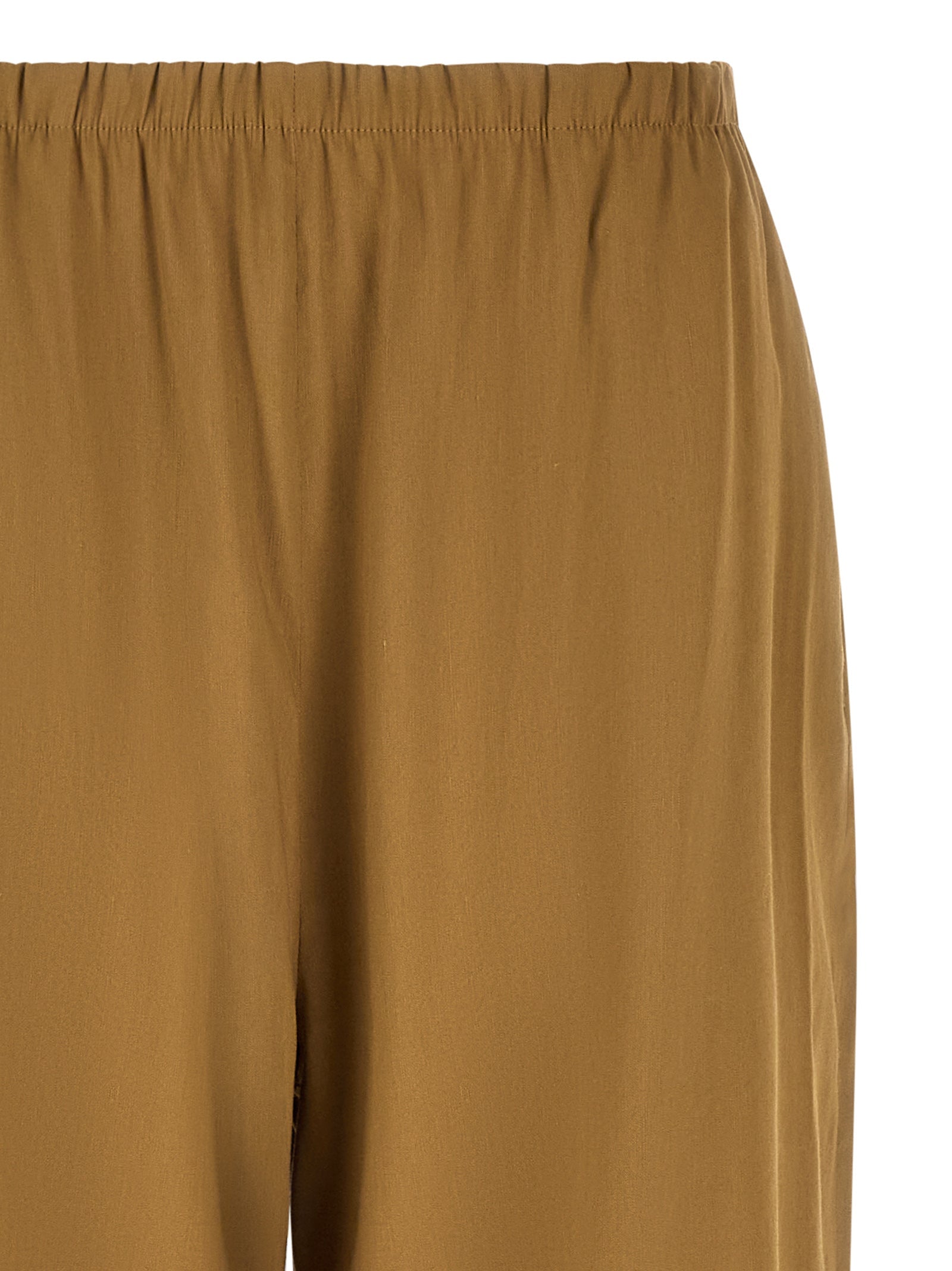 Max Mara Beige Linen Casual Pants