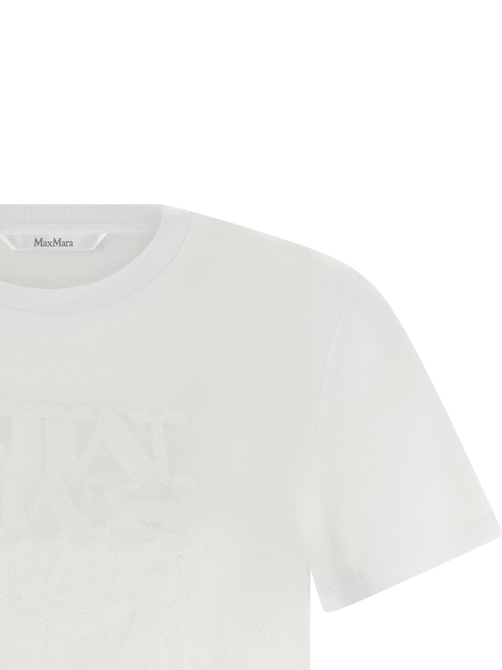 Max Mara White Cotton T-Shirt
