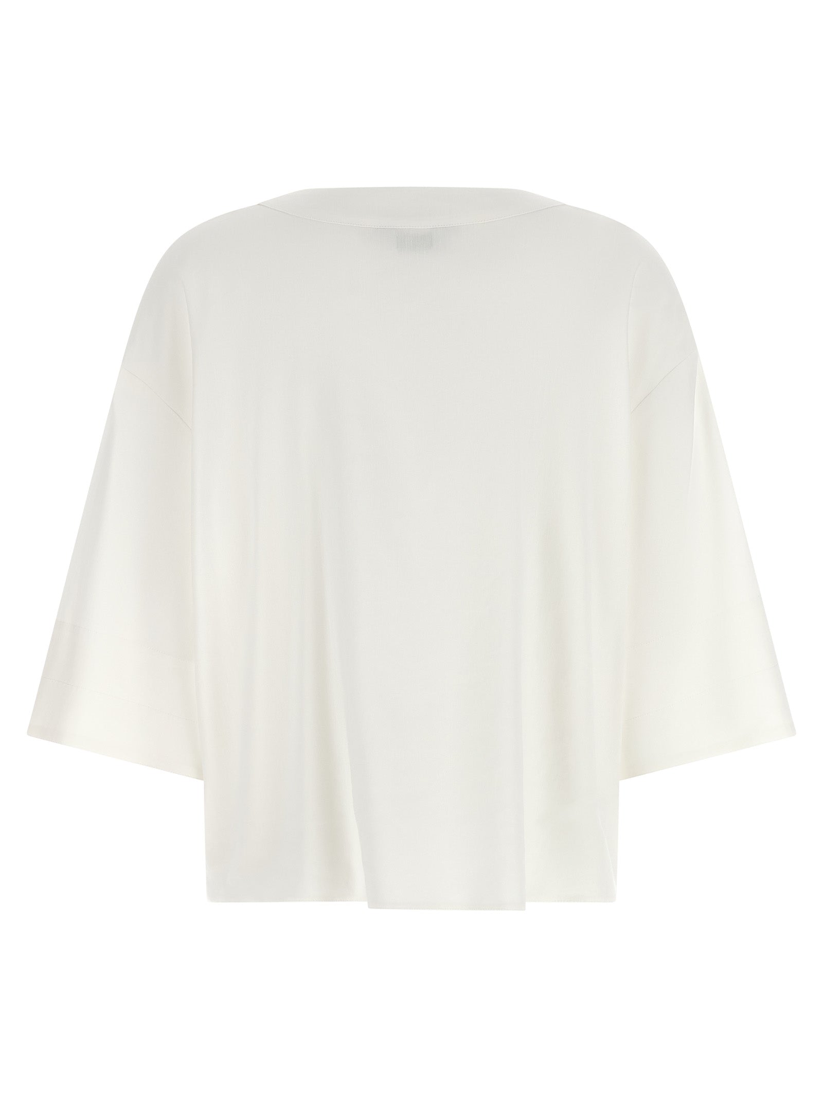 Max Mara White Linen Blouse
