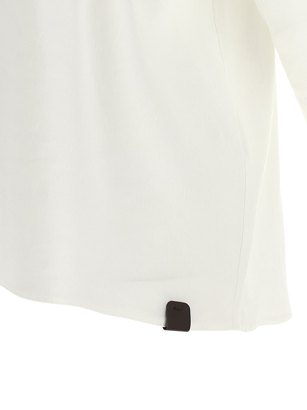 Max Mara White Linen Blouse