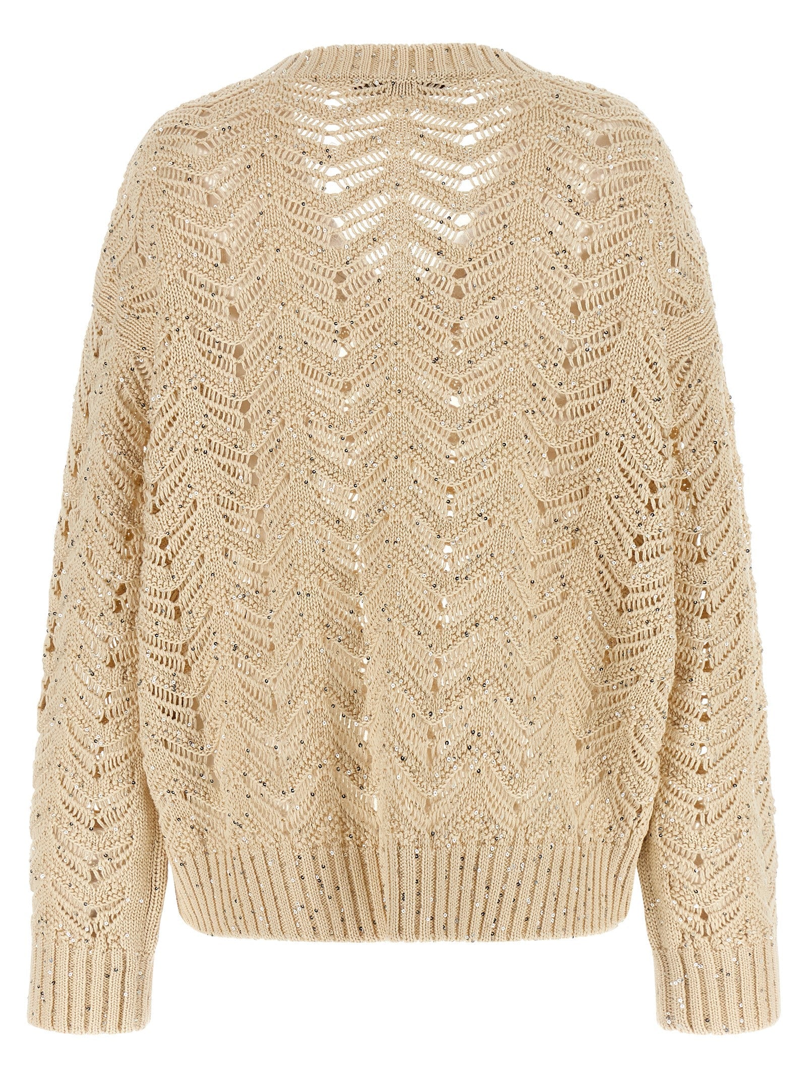 Max Mara Beige Cotton Cardigan